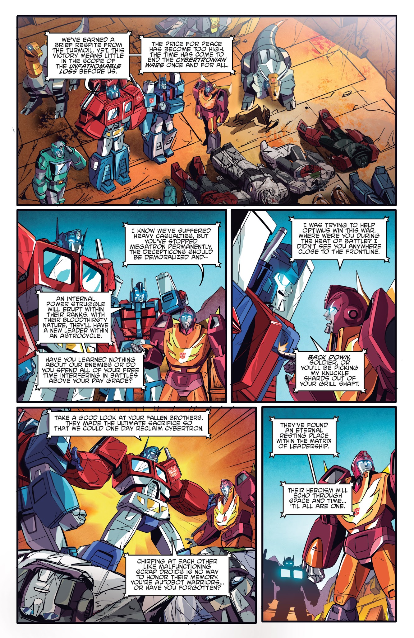 Read online Transformers: Deviations comic -  Issue # Full - 8