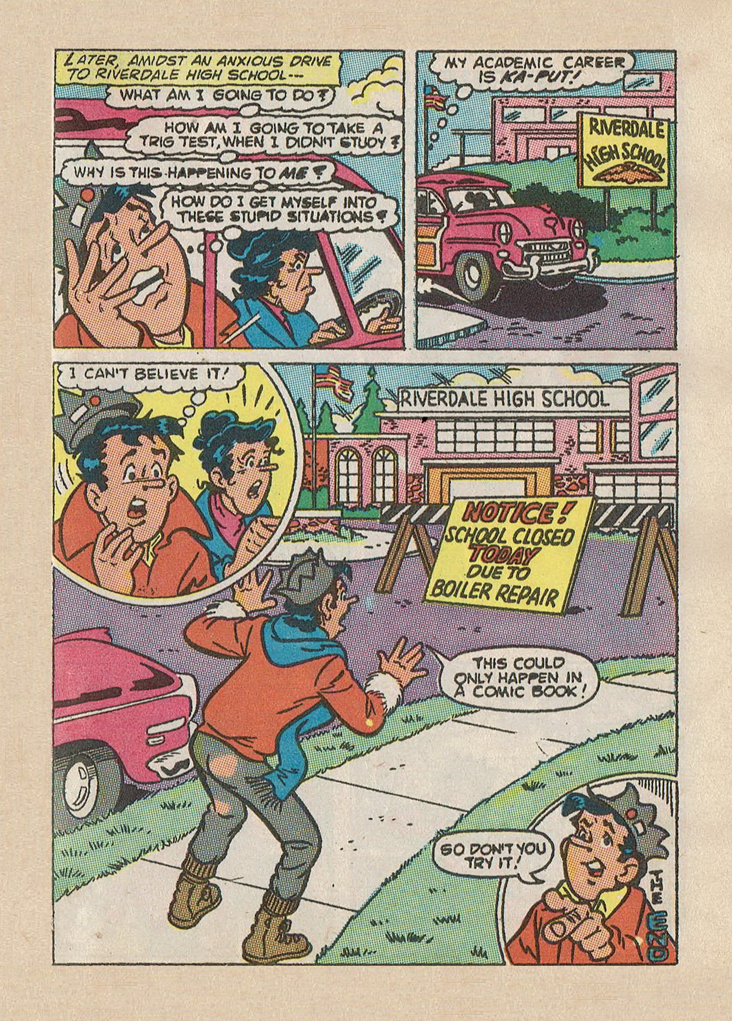 Read online Jughead Jones Comics Digest comic -  Issue #63 - 7