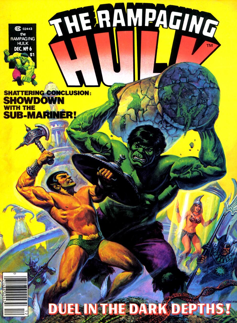 Read online The Rampaging Hulk comic -  Issue #6 - 1