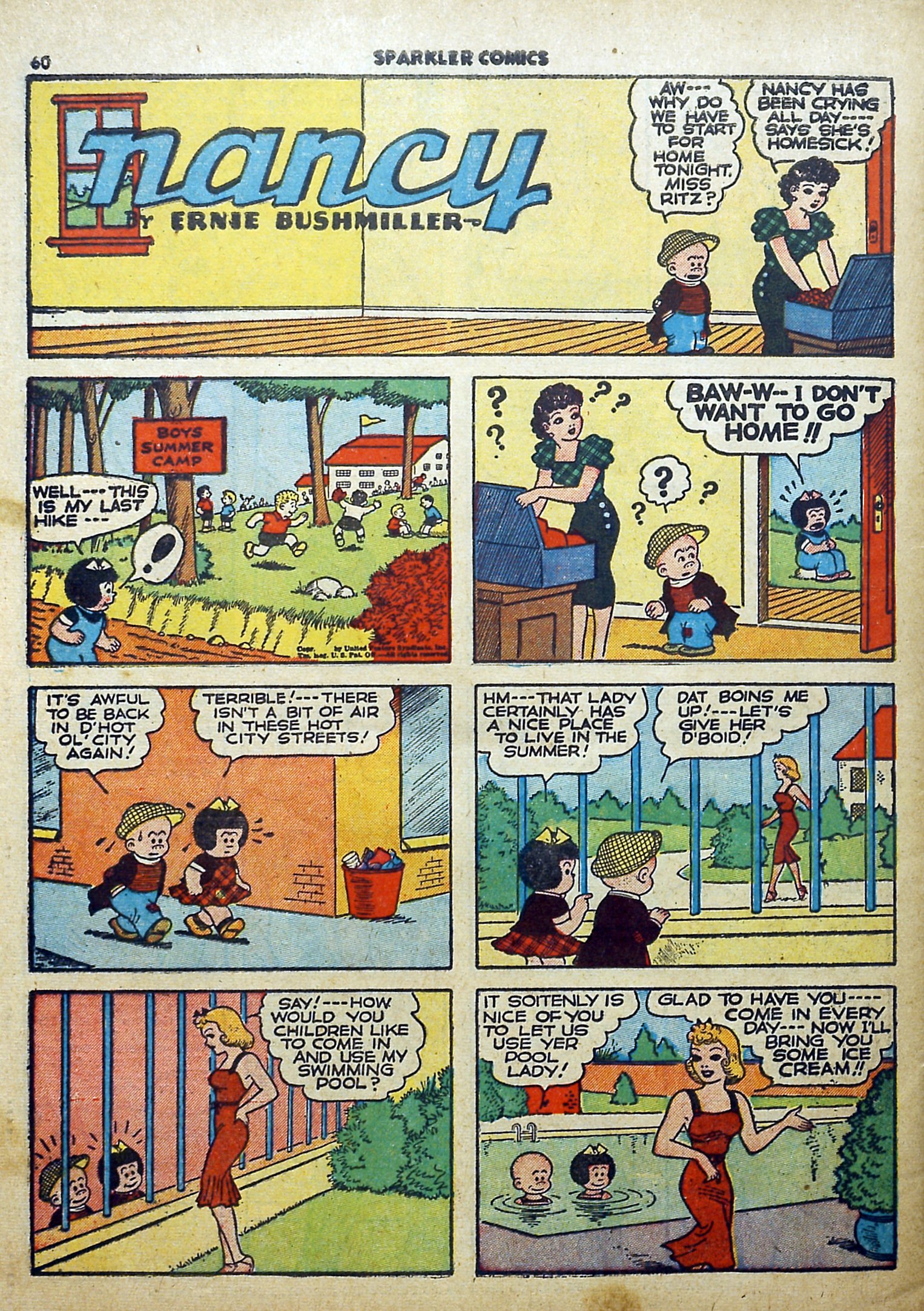 Read online Sparkler Comics comic -  Issue #2 - 56