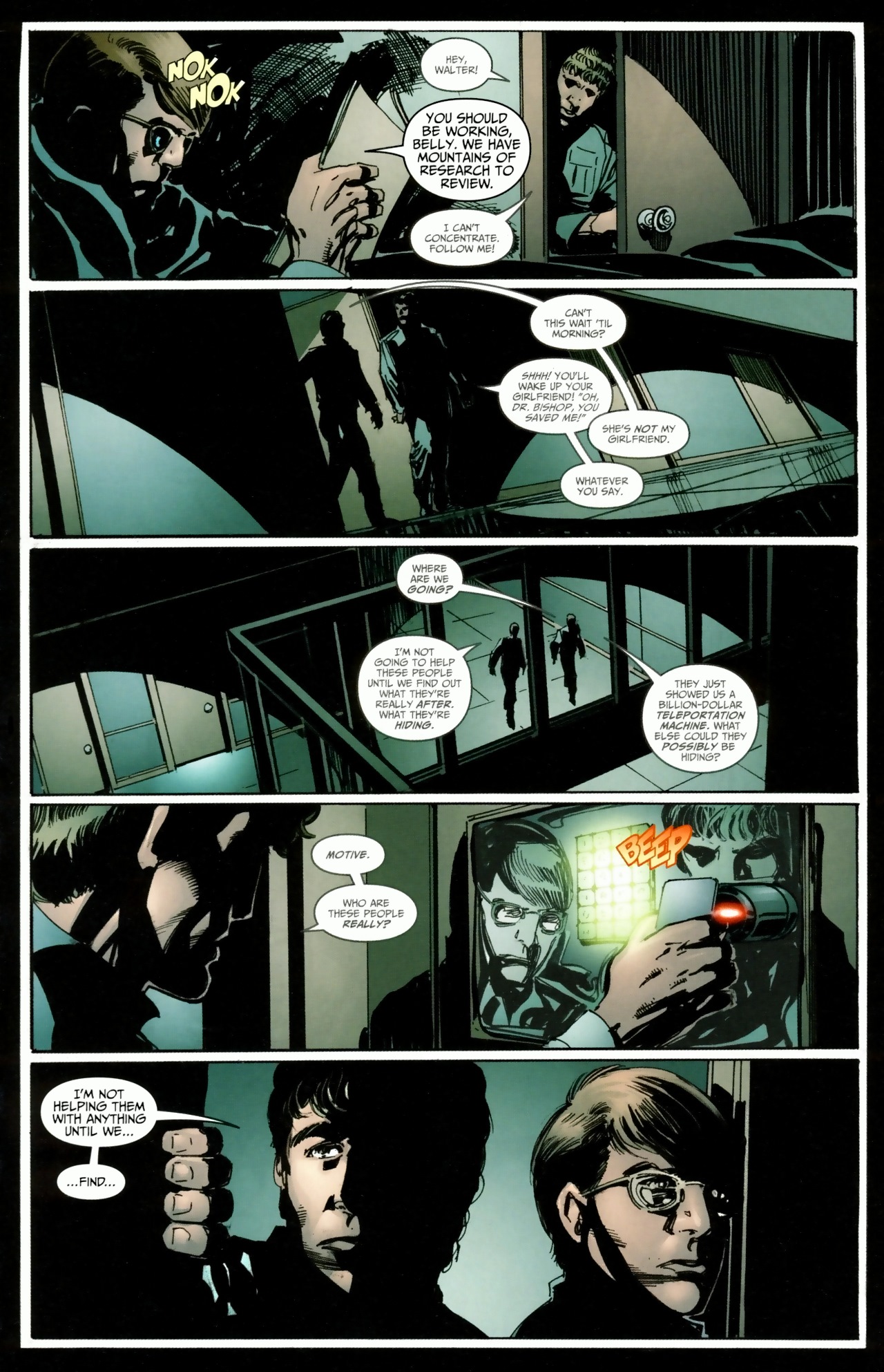 Read online Fringe comic -  Issue #2 - 11