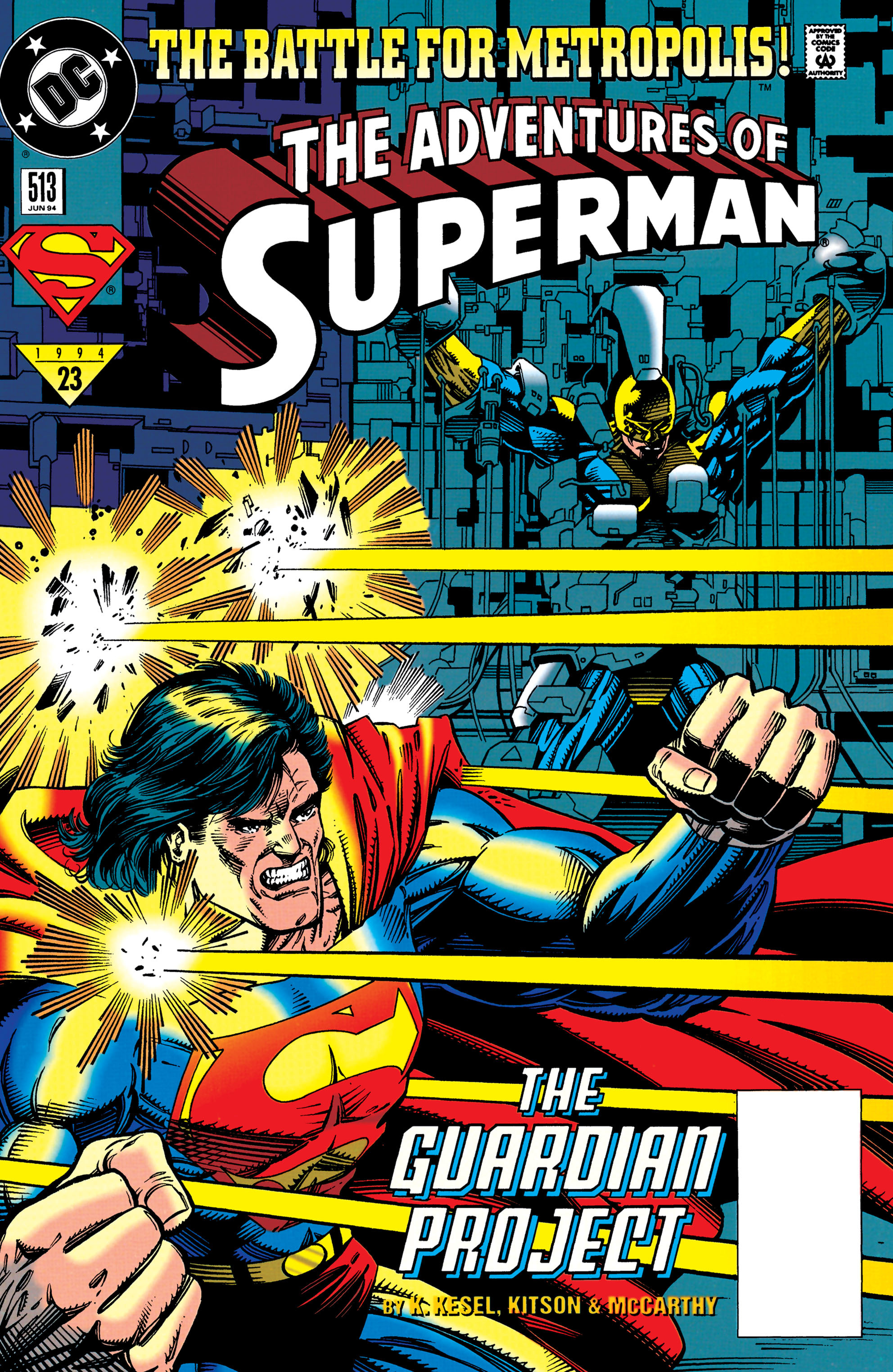 Read online Adventures of Superman (1987) comic -  Issue #513 - 1