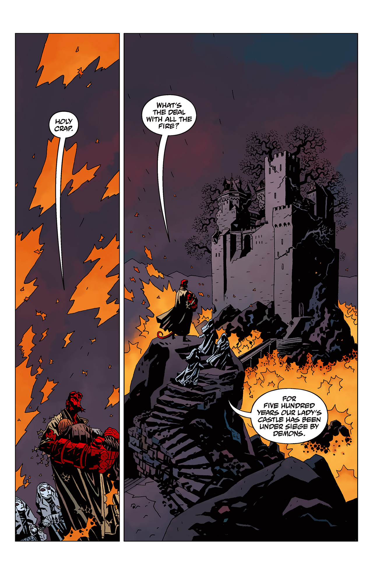 Read online Hellboy: The Wild Hunt comic -  Issue #5 - 6