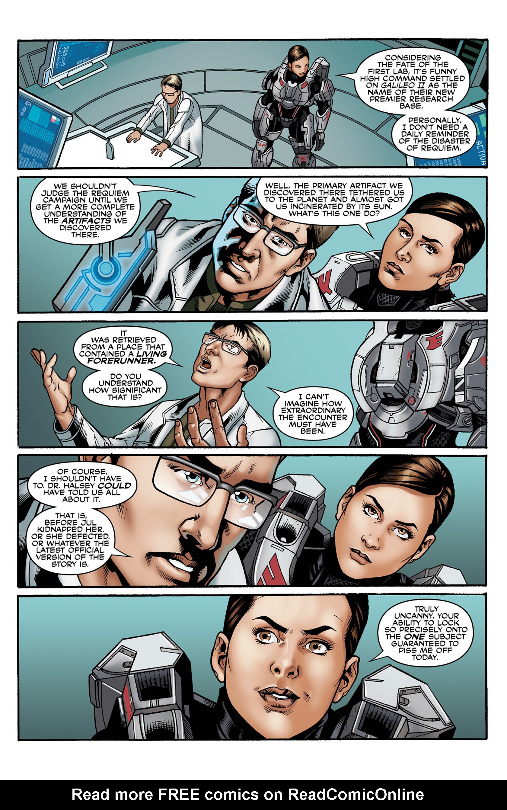 Read online Halo: Escalation comic -  Issue #13 - 16