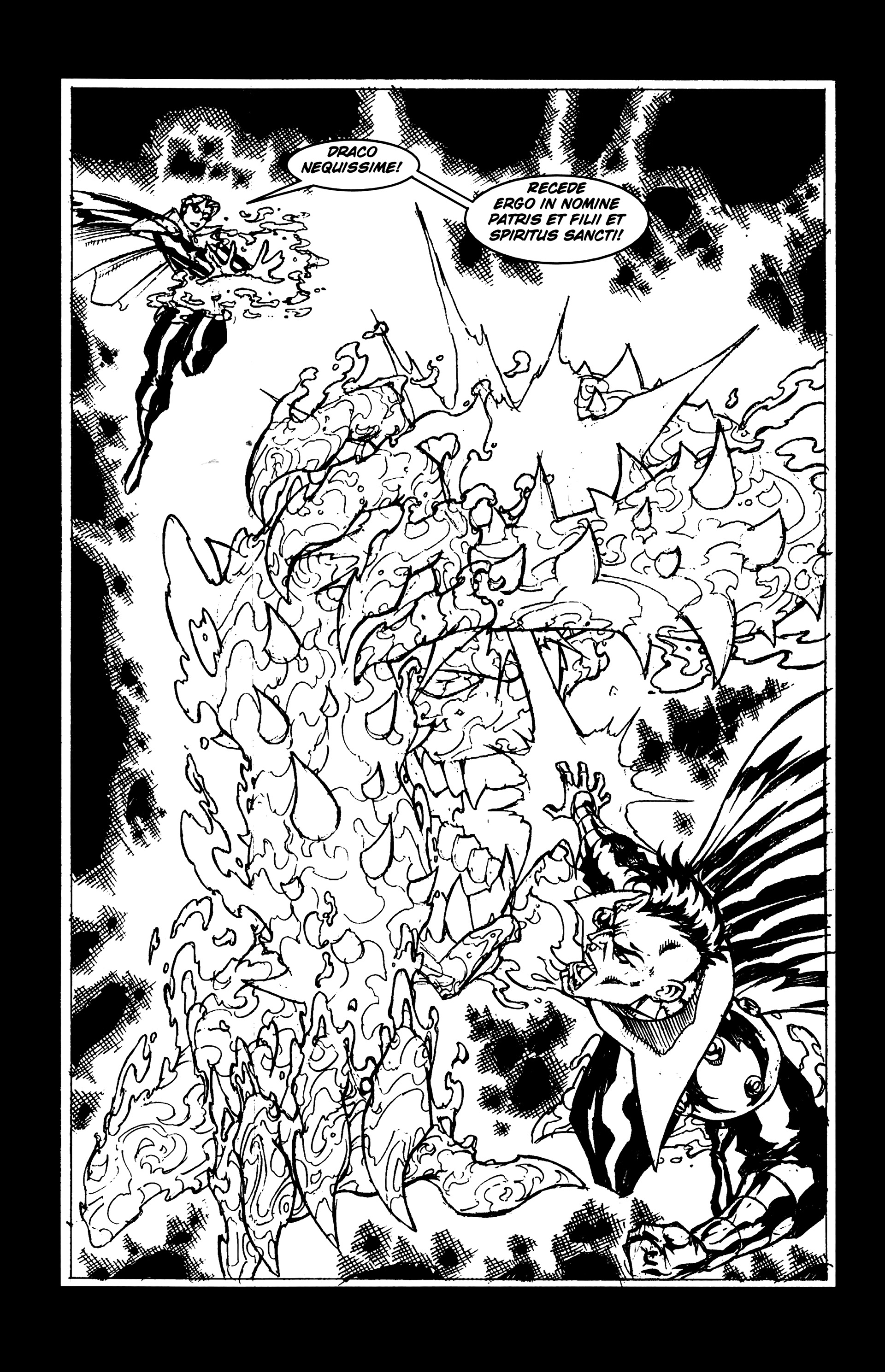 Read online Warrior Nun: Black & White comic -  Issue #21 - 11