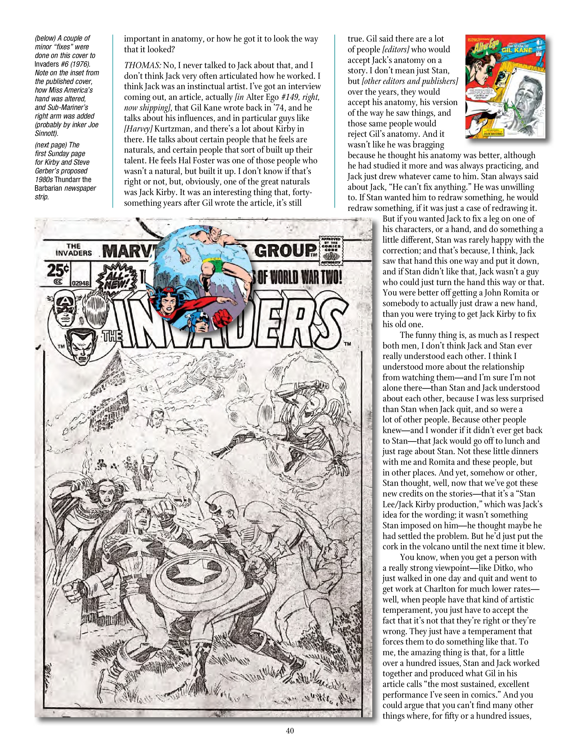 Read online The Jack Kirby Collector comic -  Issue #74 - 42