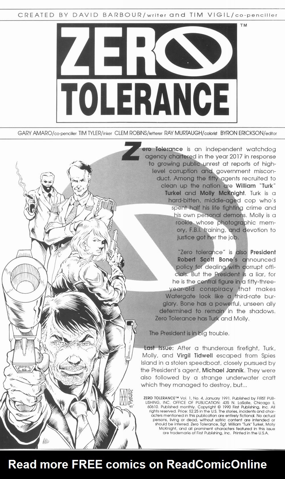 Read online Zero Tolerance comic -  Issue #4 - 2