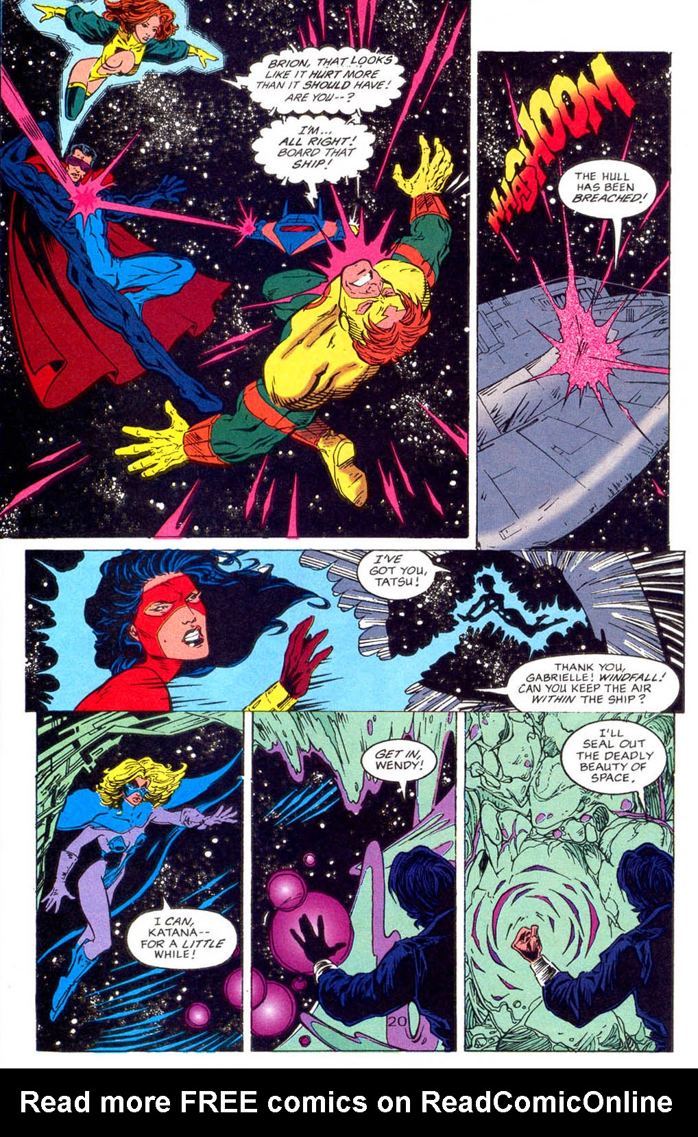 Read online Outsiders (1993) comic -  Issue #23 - 19