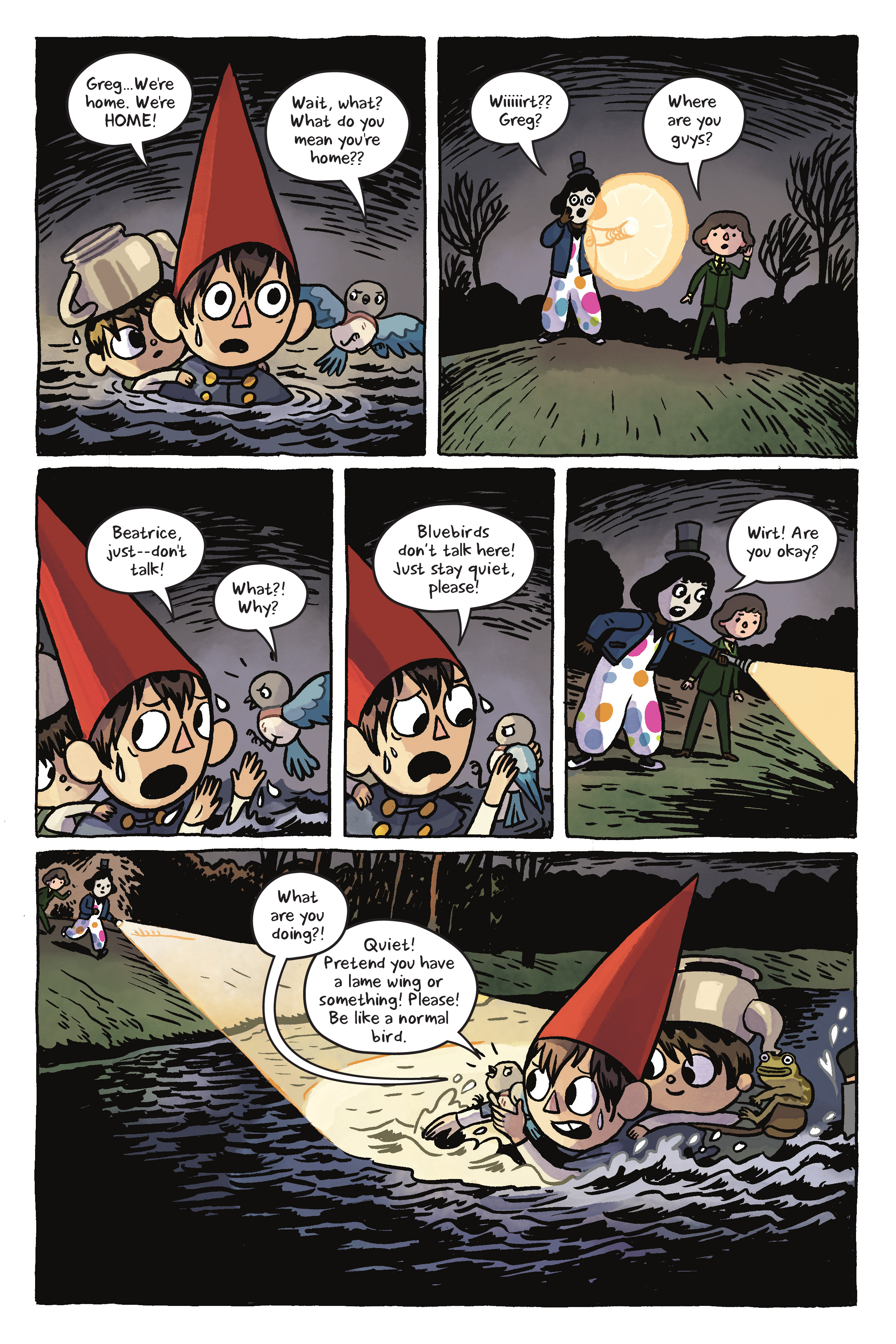 Read online Over the Garden Wall: Distillatoria comic -  Issue # TPB - 22