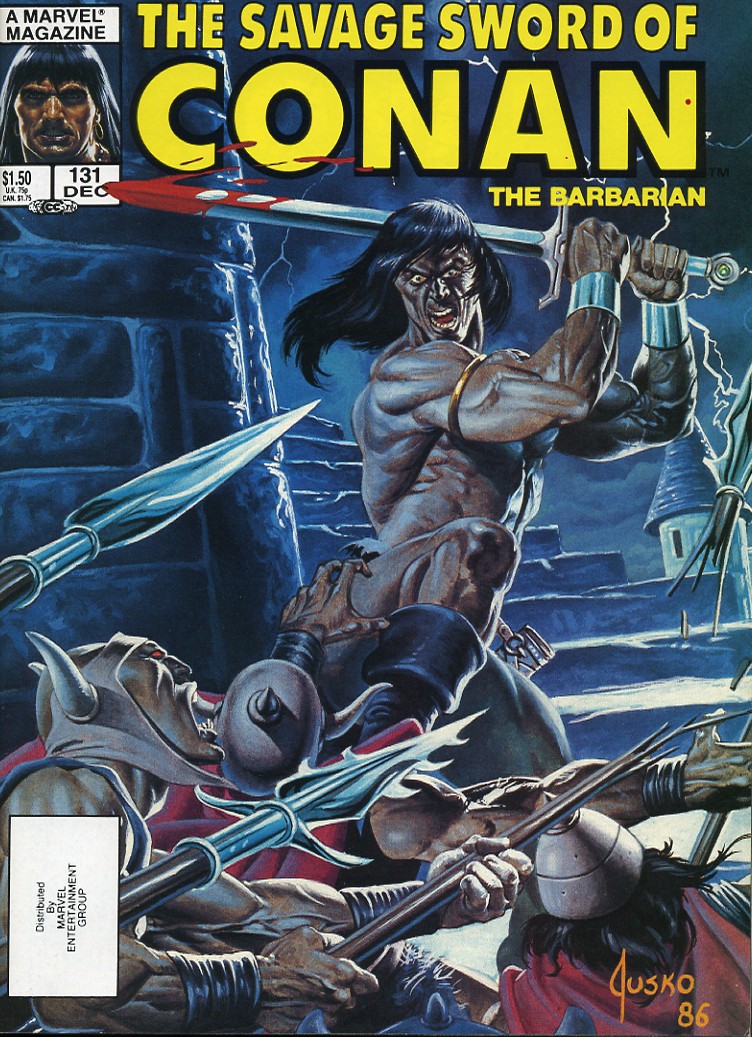 Read online The Savage Sword Of Conan comic -  Issue #131 - 1