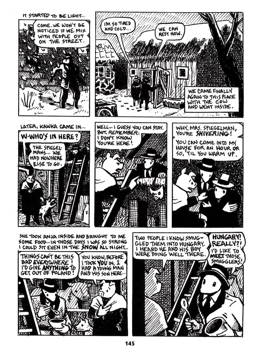 Read online Maus: A Survivor's Tale comic -  Issue # TPB 1 - 137