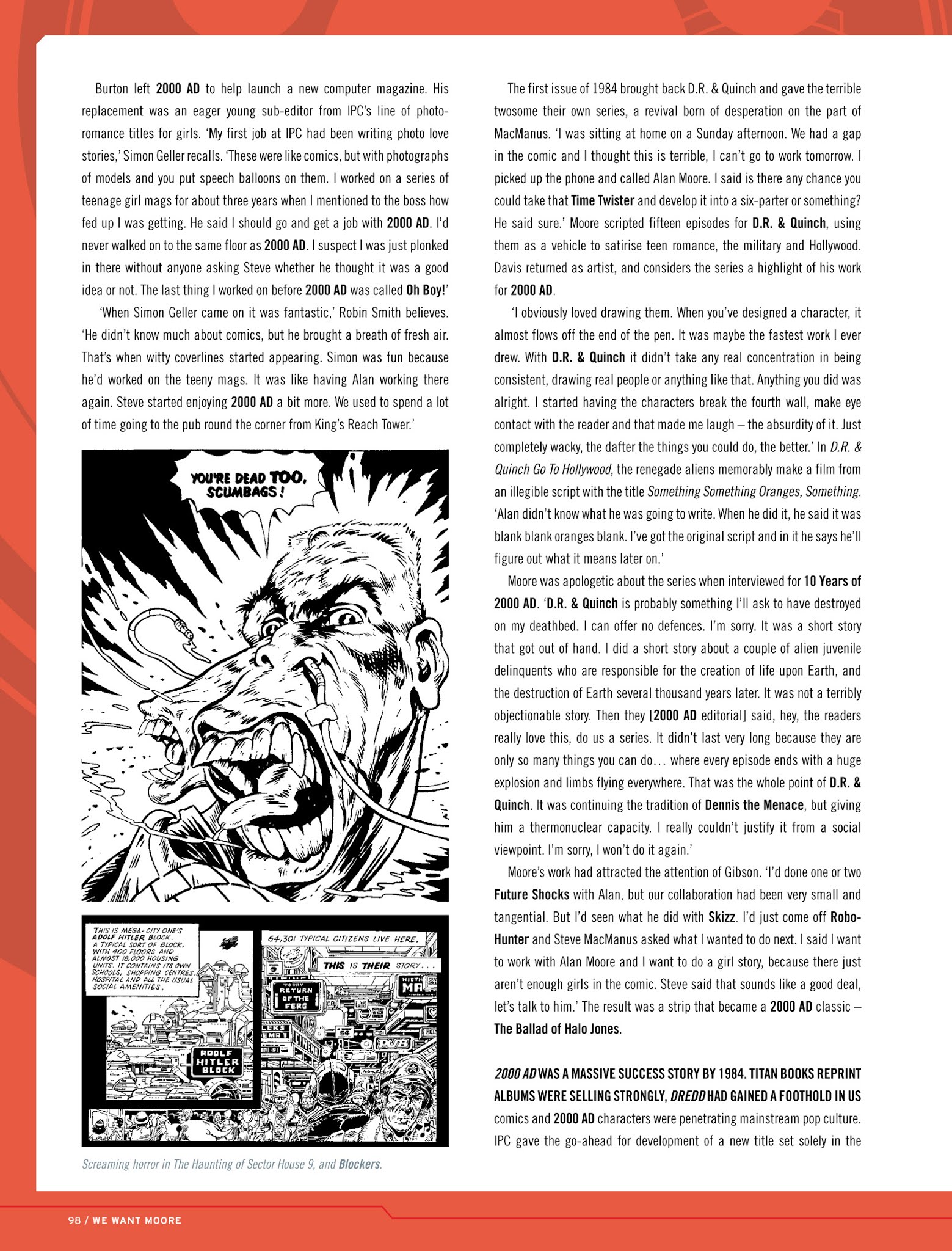 Read online Thrill-Power Overload: Forty Years of 2000 AD: Revised, Updated and Expanded! comic -  Issue # TPB (Part 1) - 99