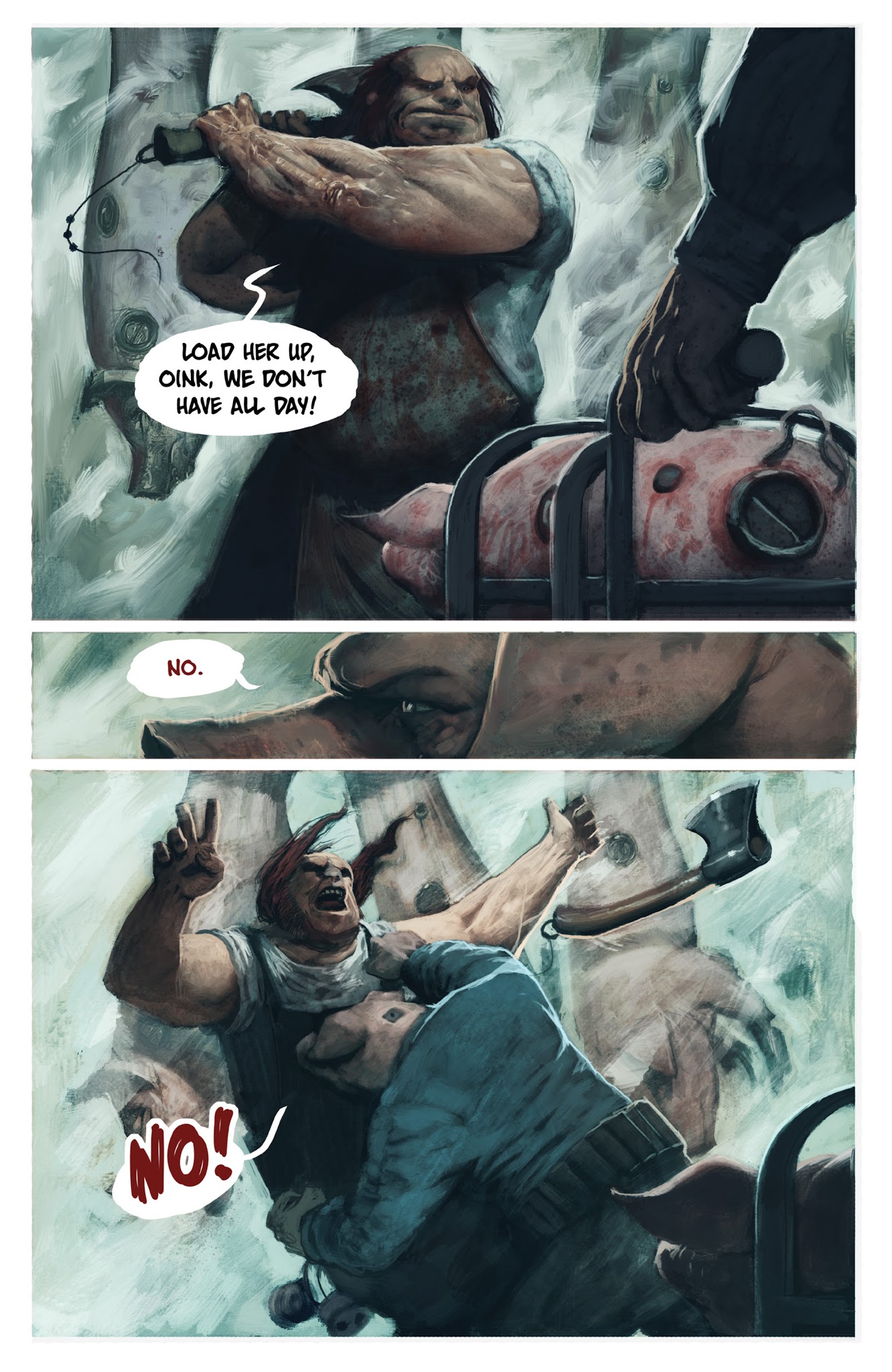 Read online Oink: Heaven's Butcher comic -  Issue # TPB - 33