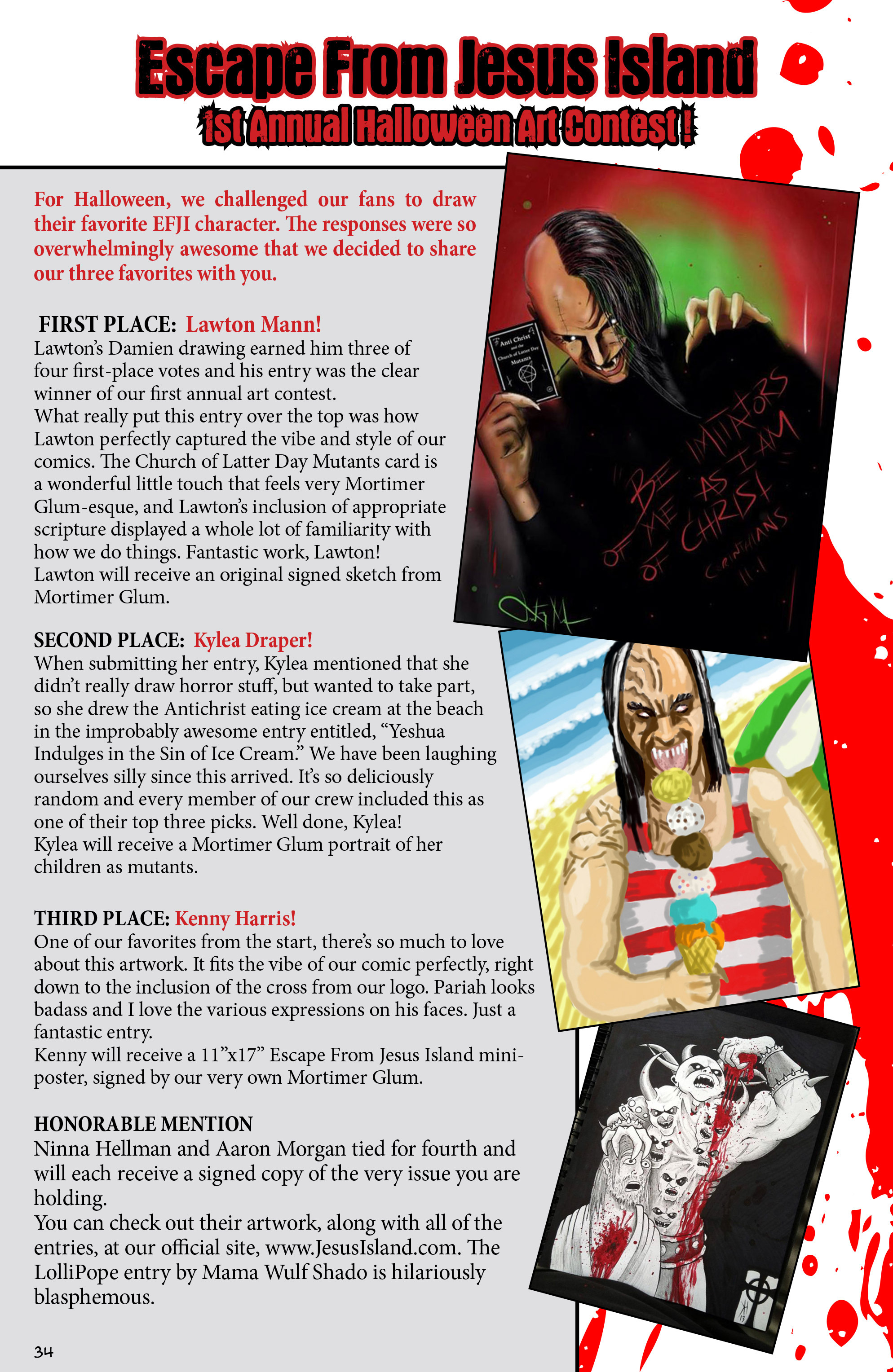 Read online Escape from Jesus Island comic -  Issue #1 - 34