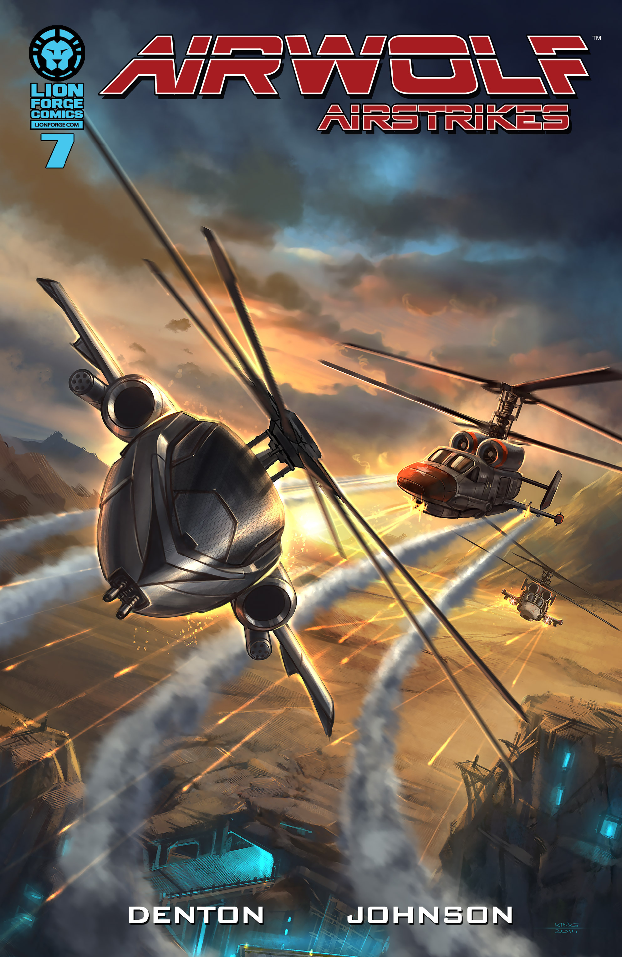 Read online Airwolf Airstrikes comic -  Issue #7 - 1