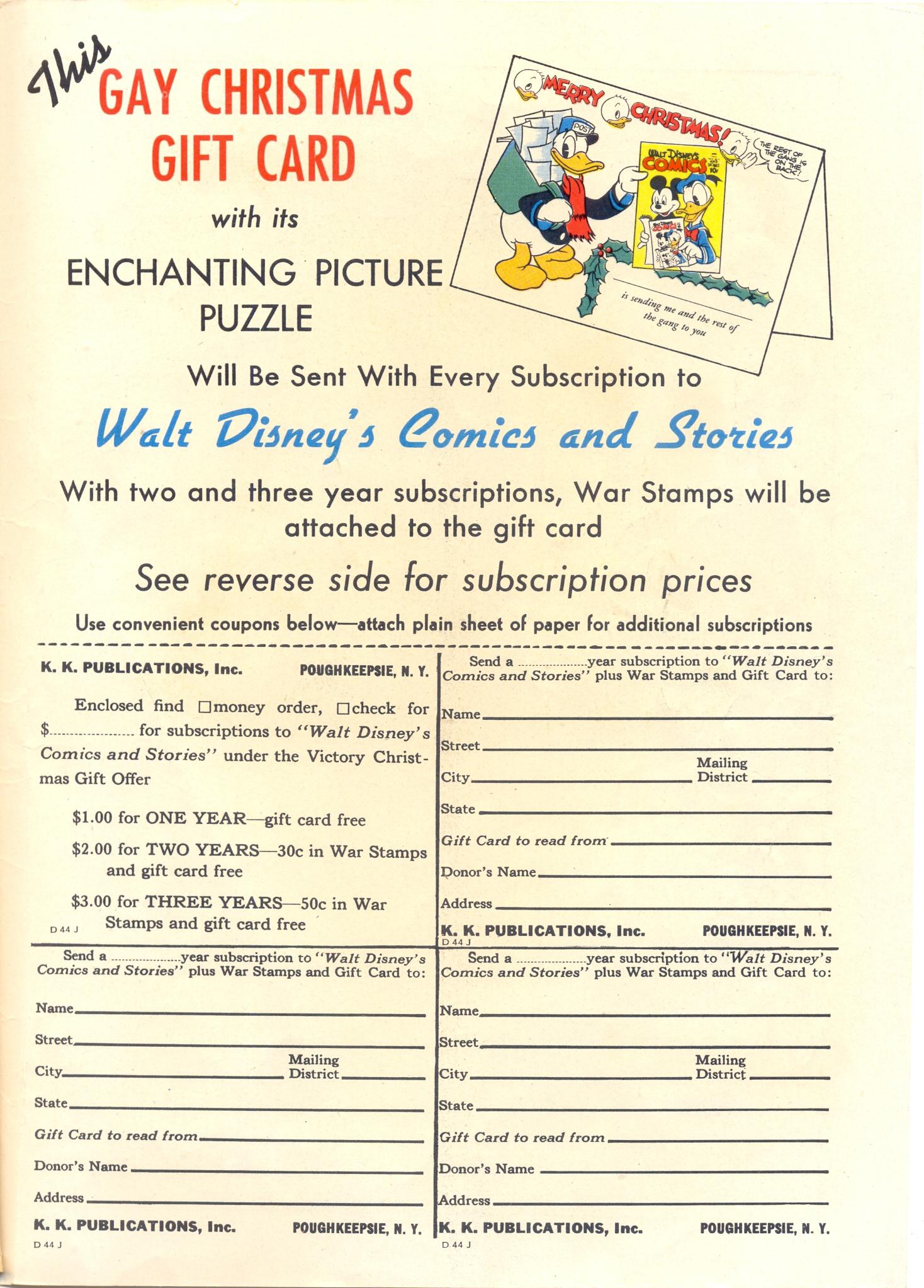 Read online Walt Disney's Comics and Stories comic -  Issue #40 - 59