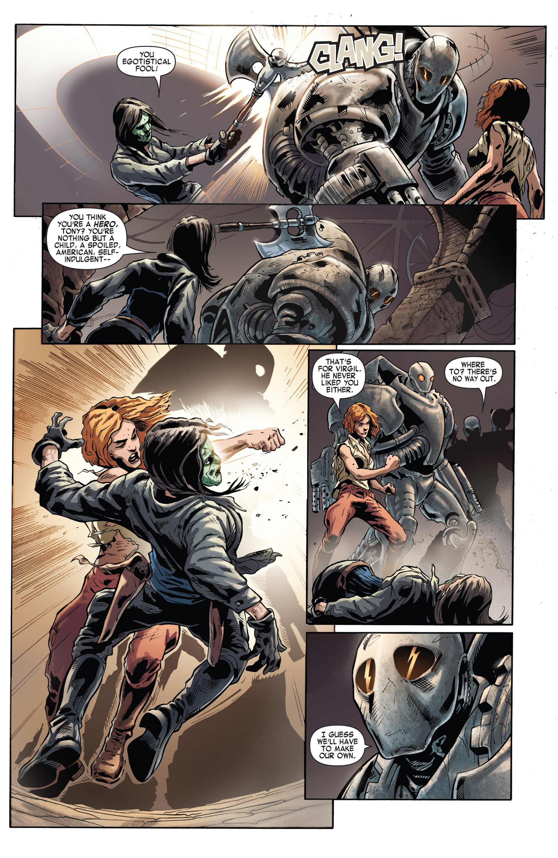 Read online Iron Man Noir comic -  Issue #4 - 8