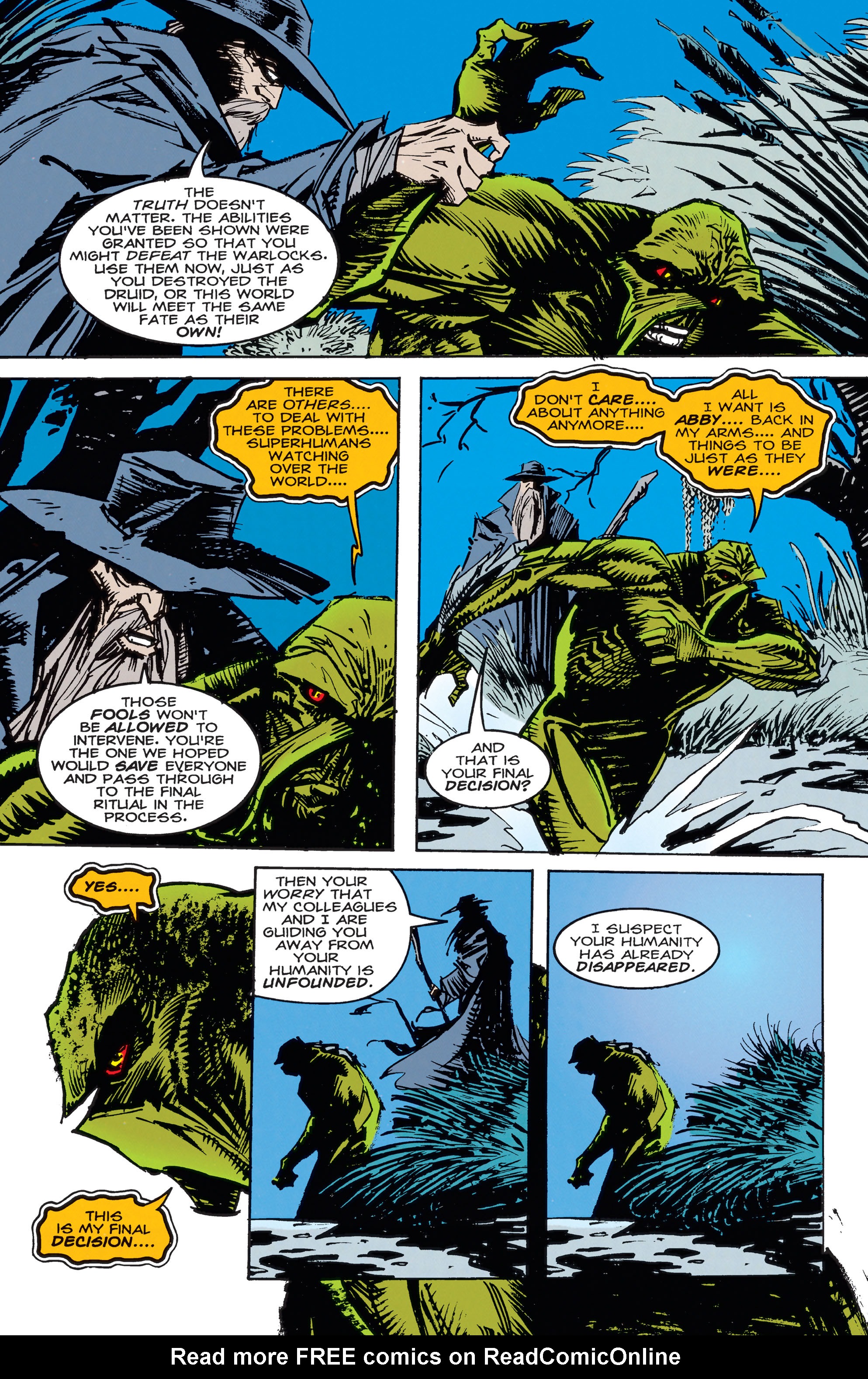 Read online Swamp Thing (1982) comic -  Issue # _TPB - Trial by Fire - 70