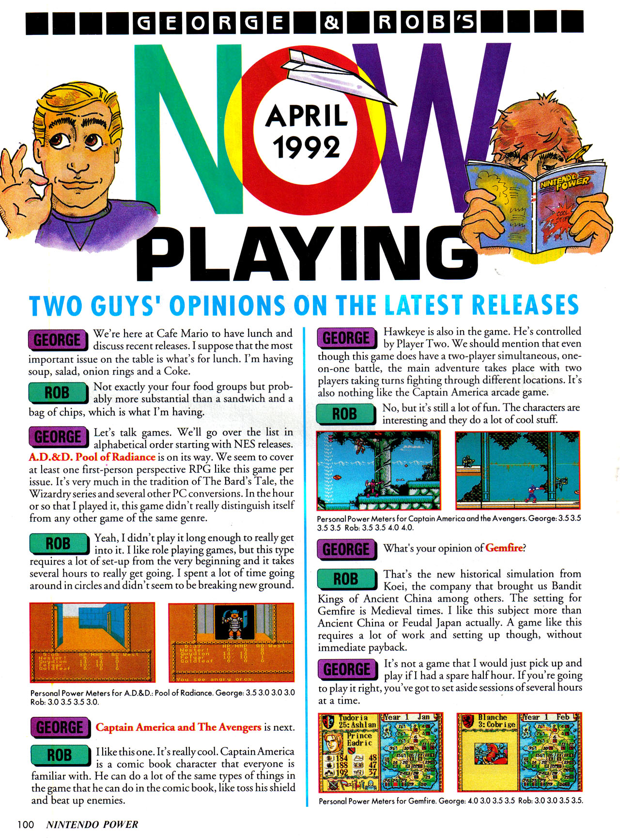 Read online Nintendo Power comic -  Issue #35 - 109