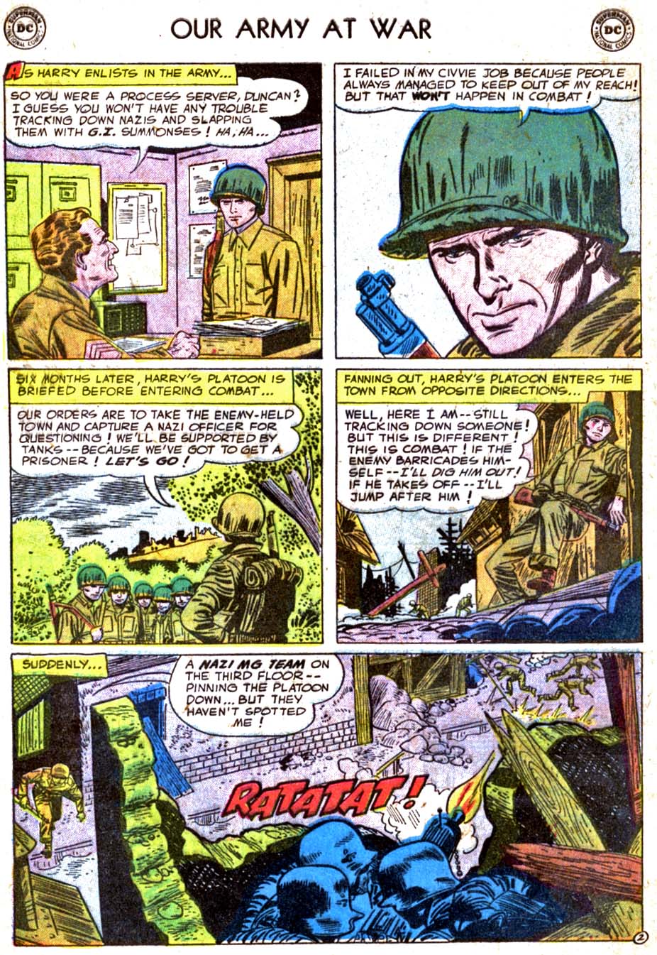 Read online Our Army at War (1952) comic -  Issue #50 - 10