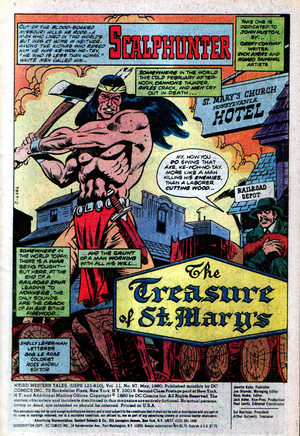 Read online Weird Western Tales (1972) comic -  Issue #67 - 2