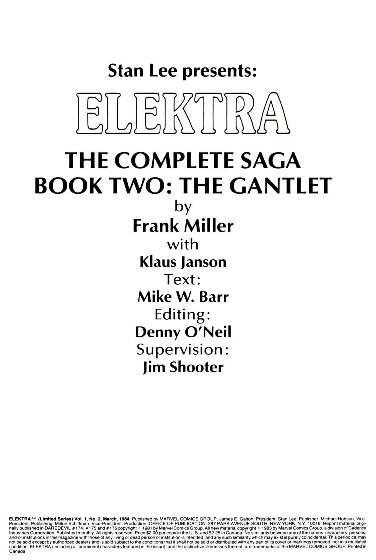 Read online The Elektra Saga comic -  Issue #2 - 3