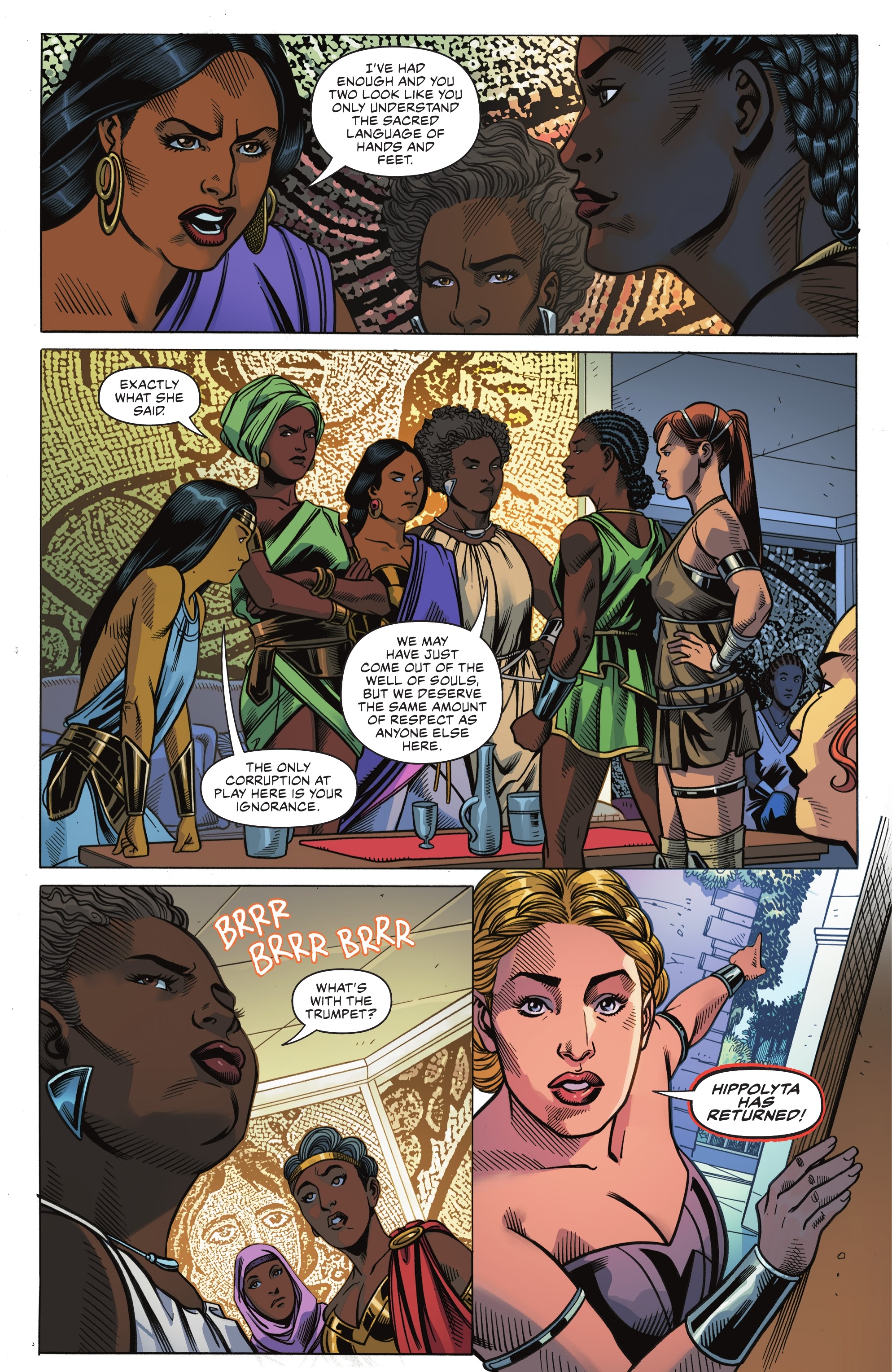 Read online Nubia & the Amazons comic -  Issue #5 - 22