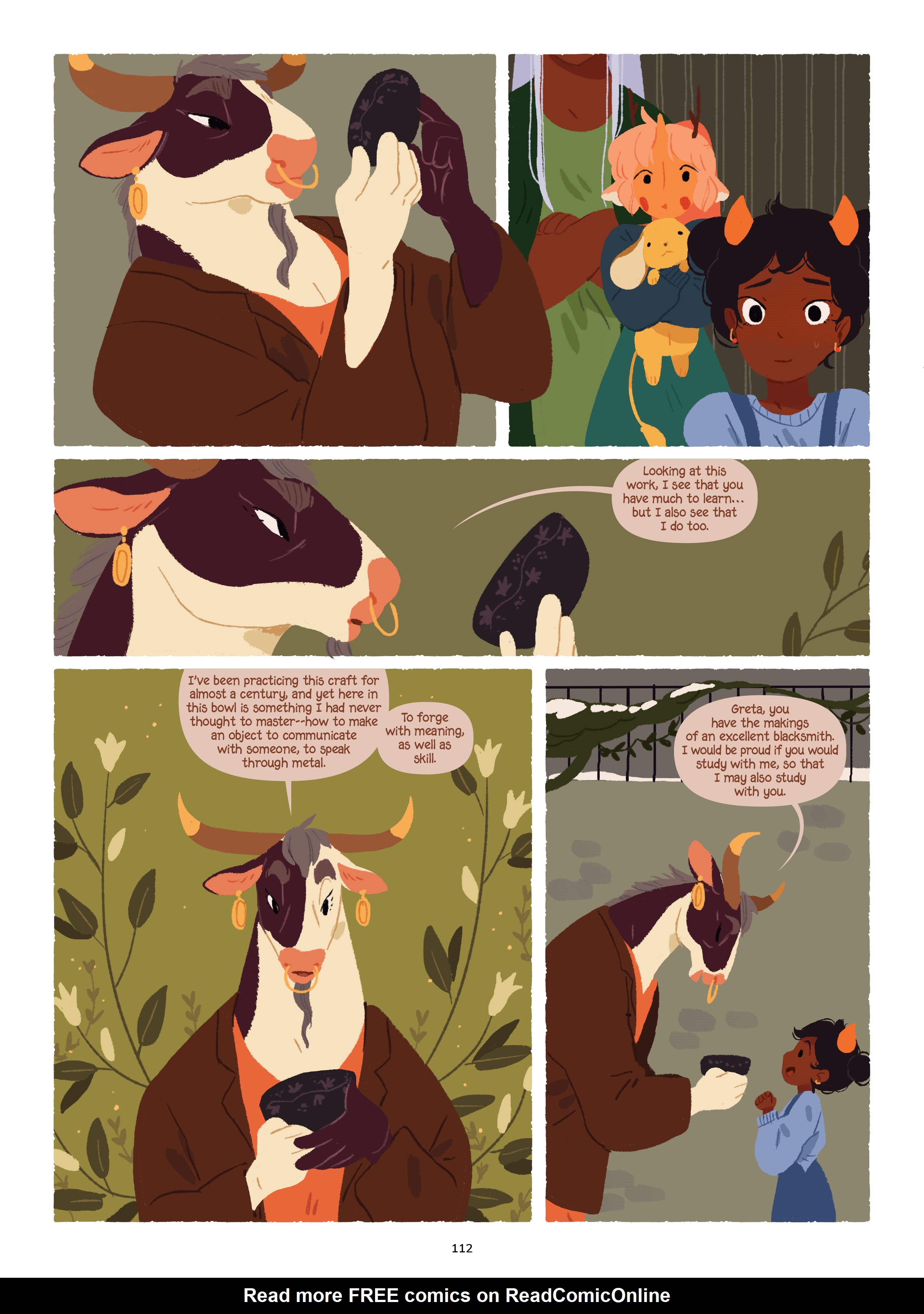 Read online The Tea Dragon Series comic -  Issue # The Tea Dragon Tapestry - 113