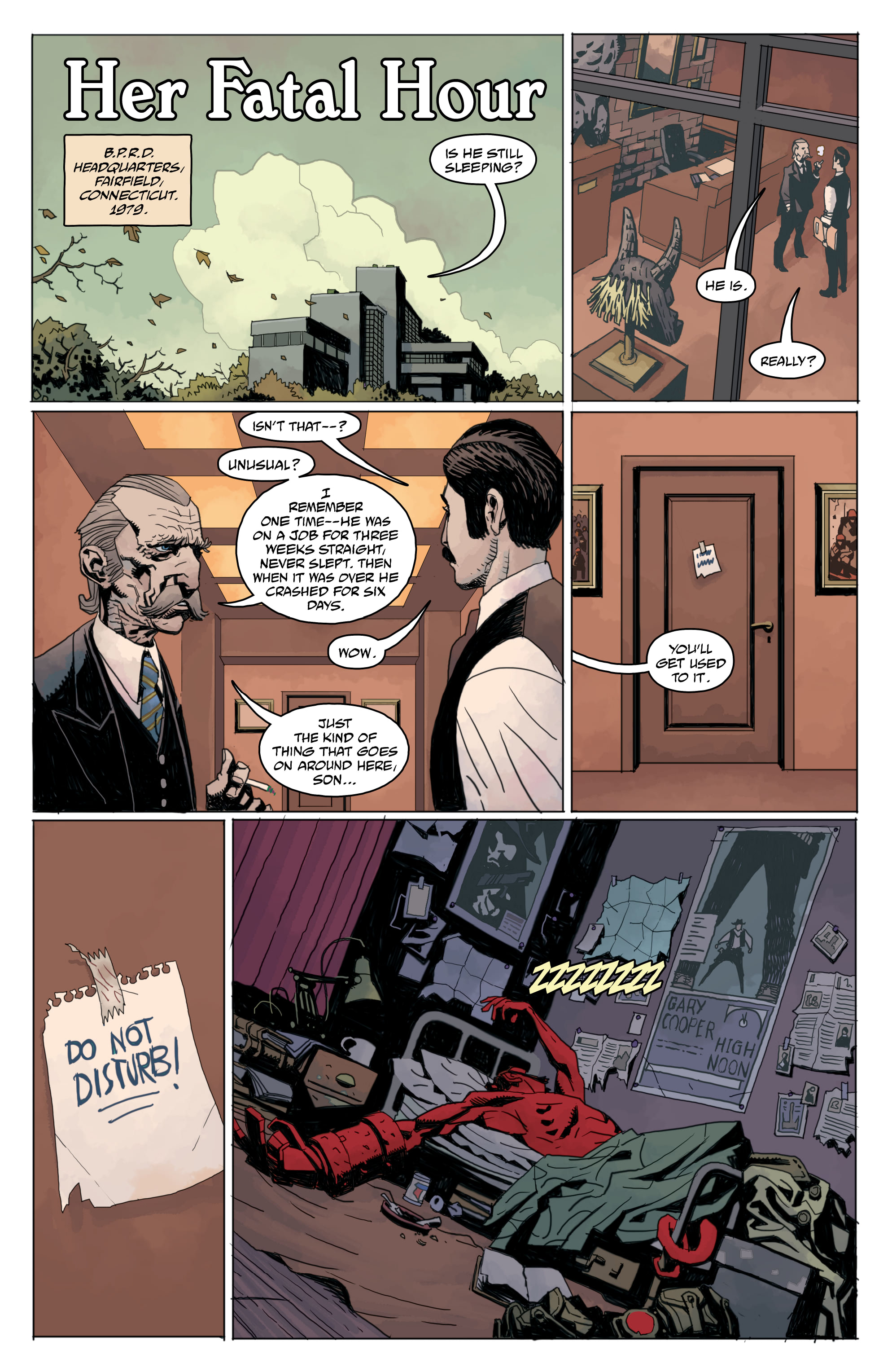 Read online Hellboy and the B.P.R.D.: Her Fatal Hour comic -  Issue # Full - 3