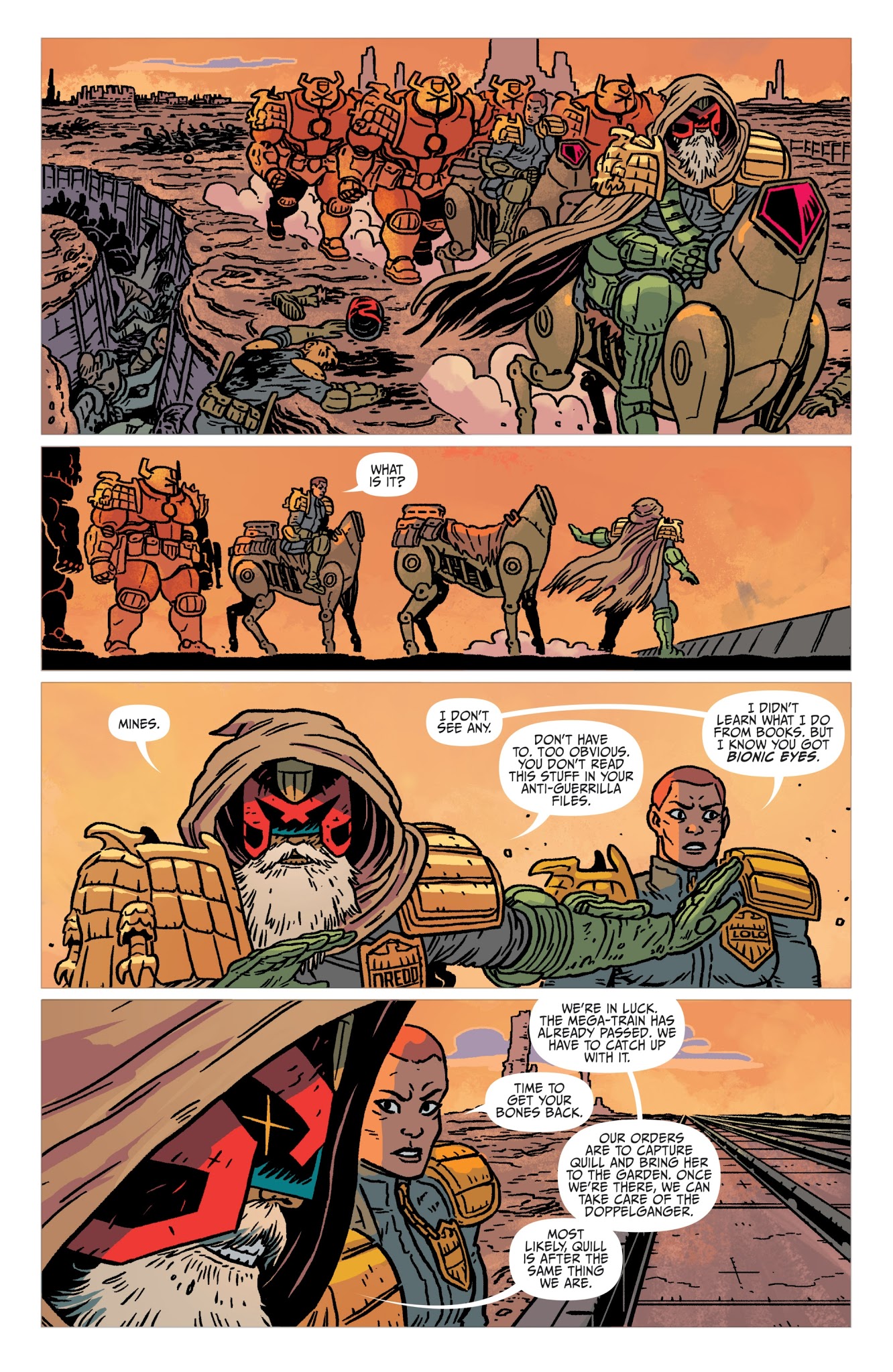 Read online Judge Dredd: The Blessed Earth comic -  Issue #7 - 9
