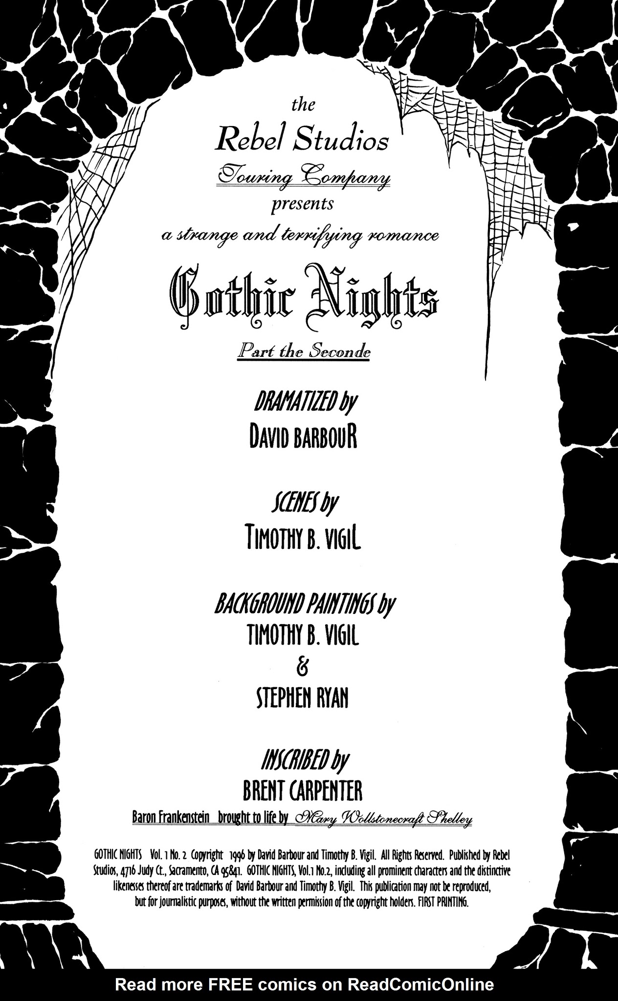 Read online Gothic Nights comic -  Issue #2 - 2