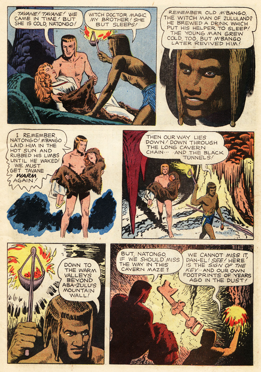 Read online Tarzan (1948) comic -  Issue #71 - 31