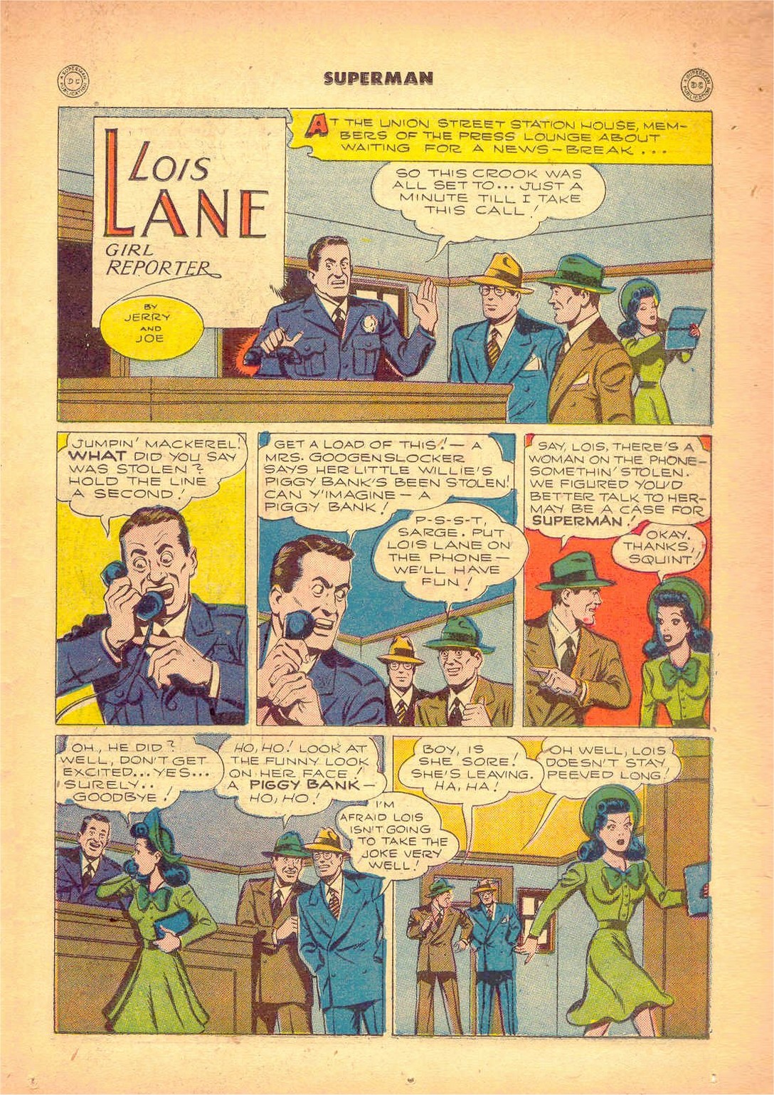 Read online Superman (1939) comic -  Issue #33 - 34