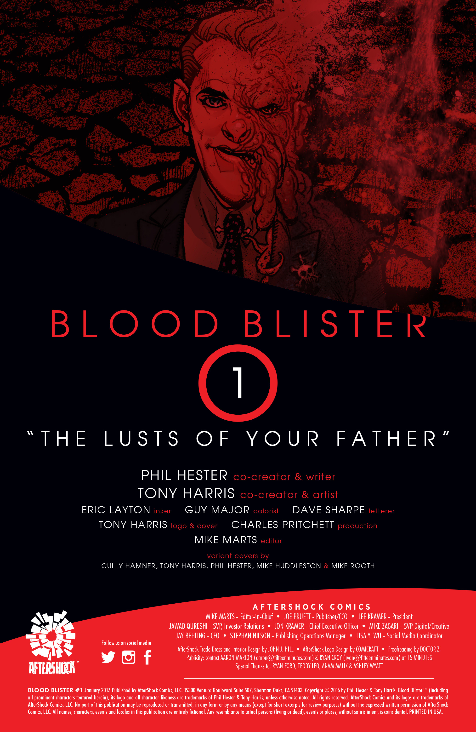 Read online Blood Blister comic -  Issue #1 - 2