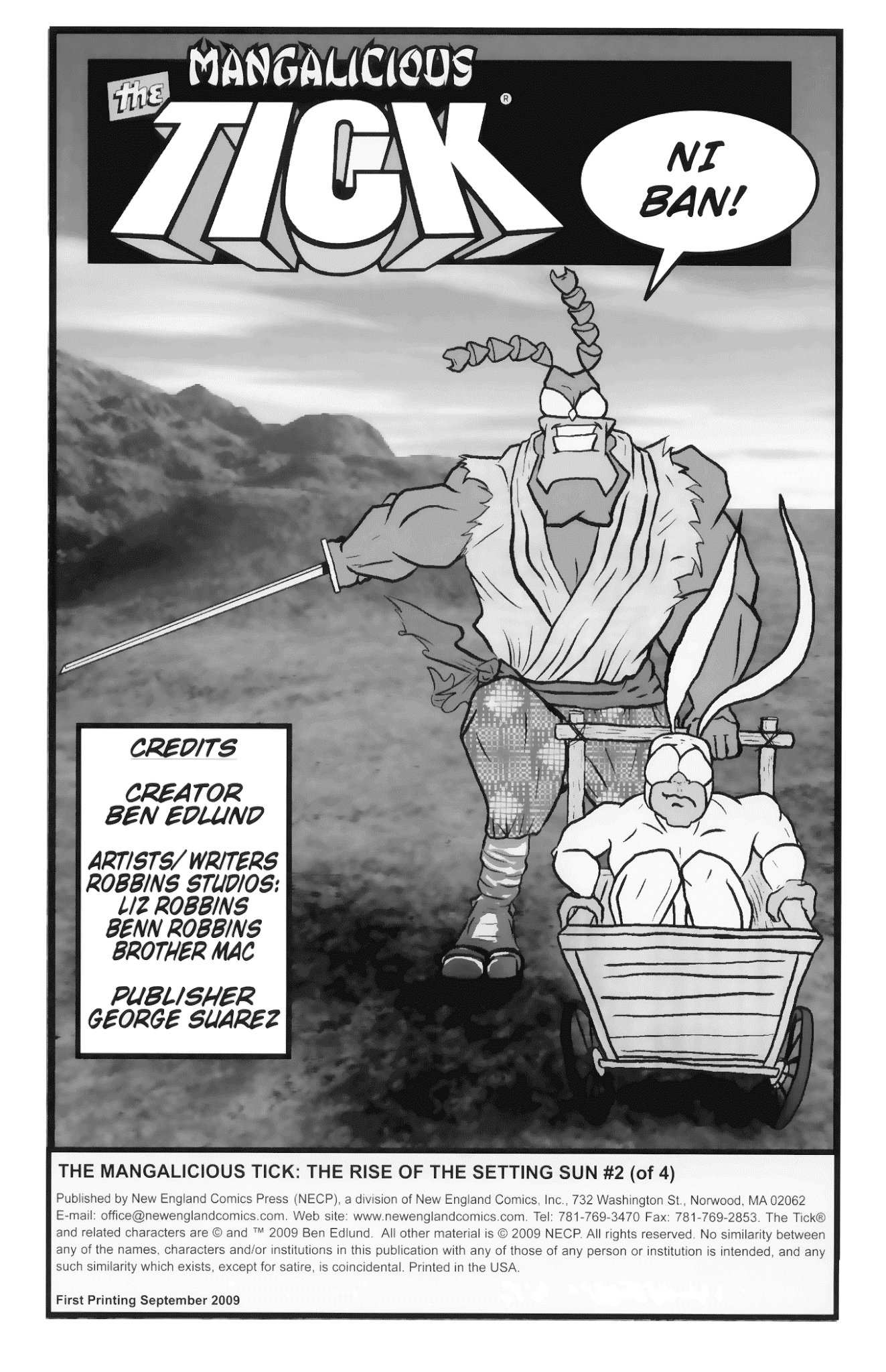 Read online The Mangalicious Tick: Rise of the Setting Sun comic -  Issue #2 - 2