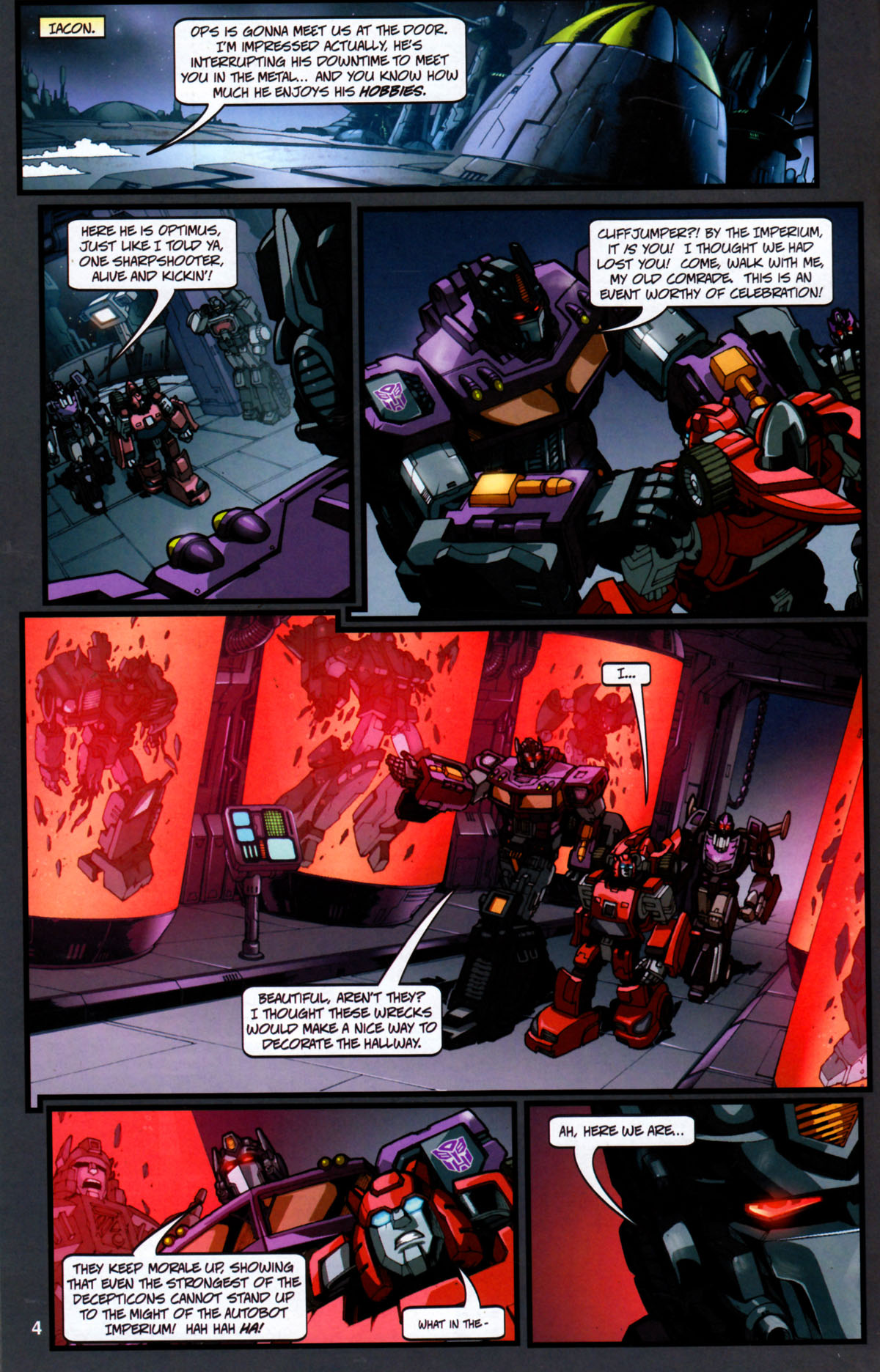 Read online Transformers: Timelines comic -  Issue #3 - 6