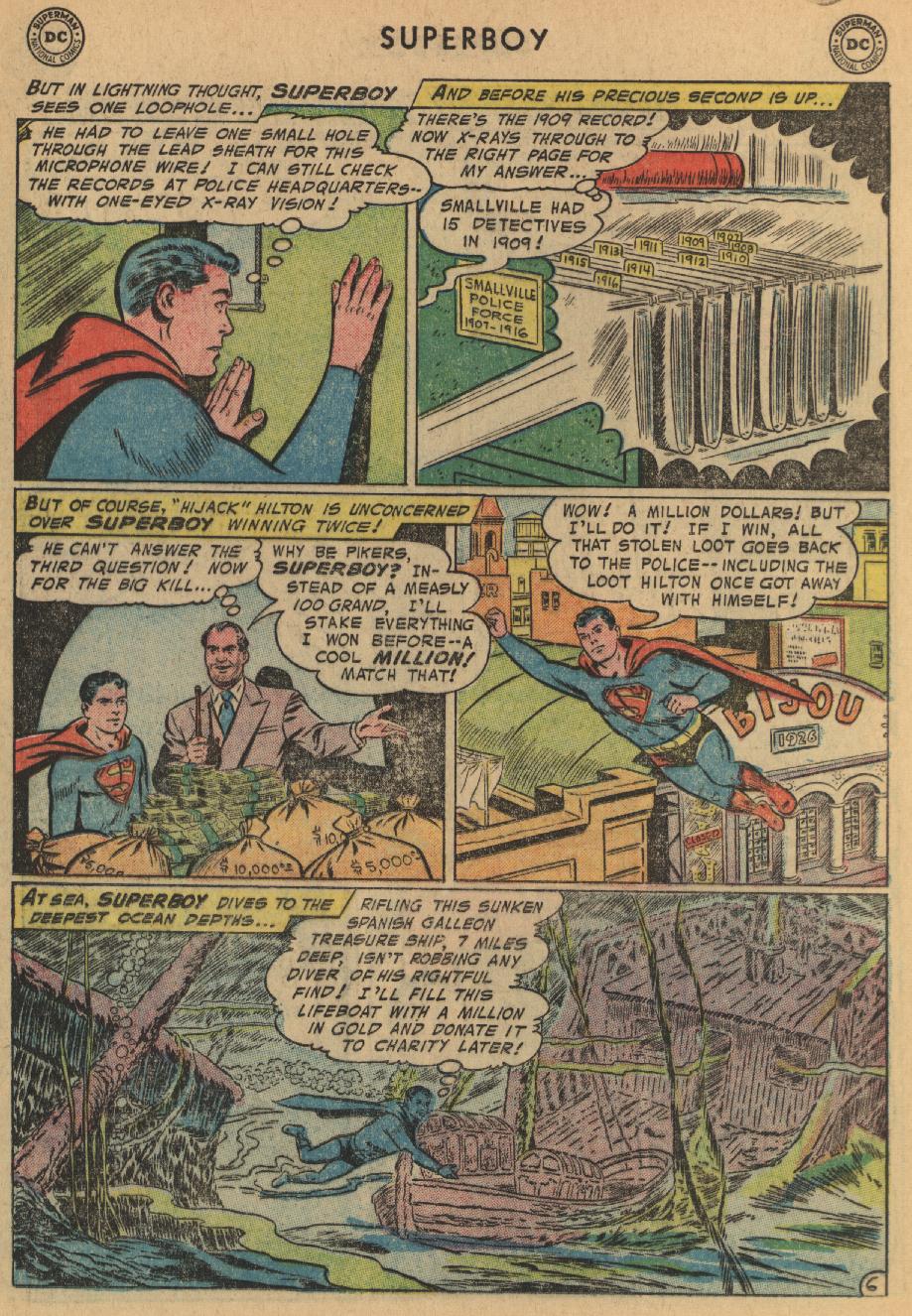 Read online Superboy (1949) comic -  Issue #47 - 16