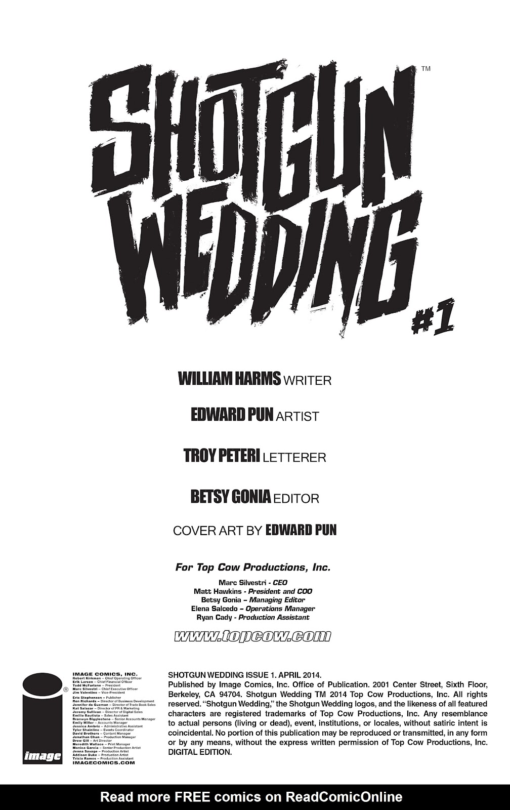 Shotgun Wedding issue 1 - Page 2
