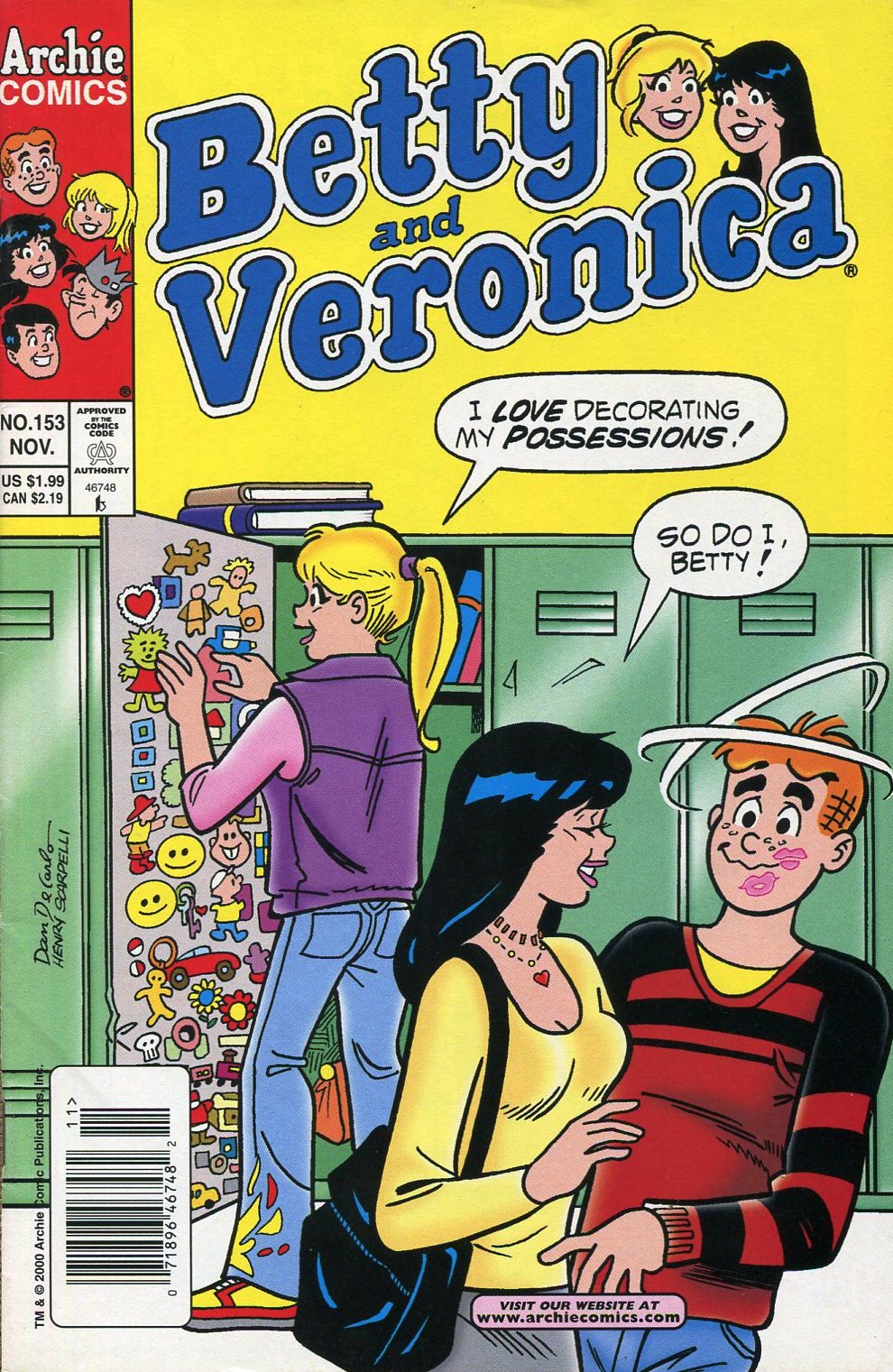 Read online Betty and Veronica (1987) comic -  Issue #153 - 1