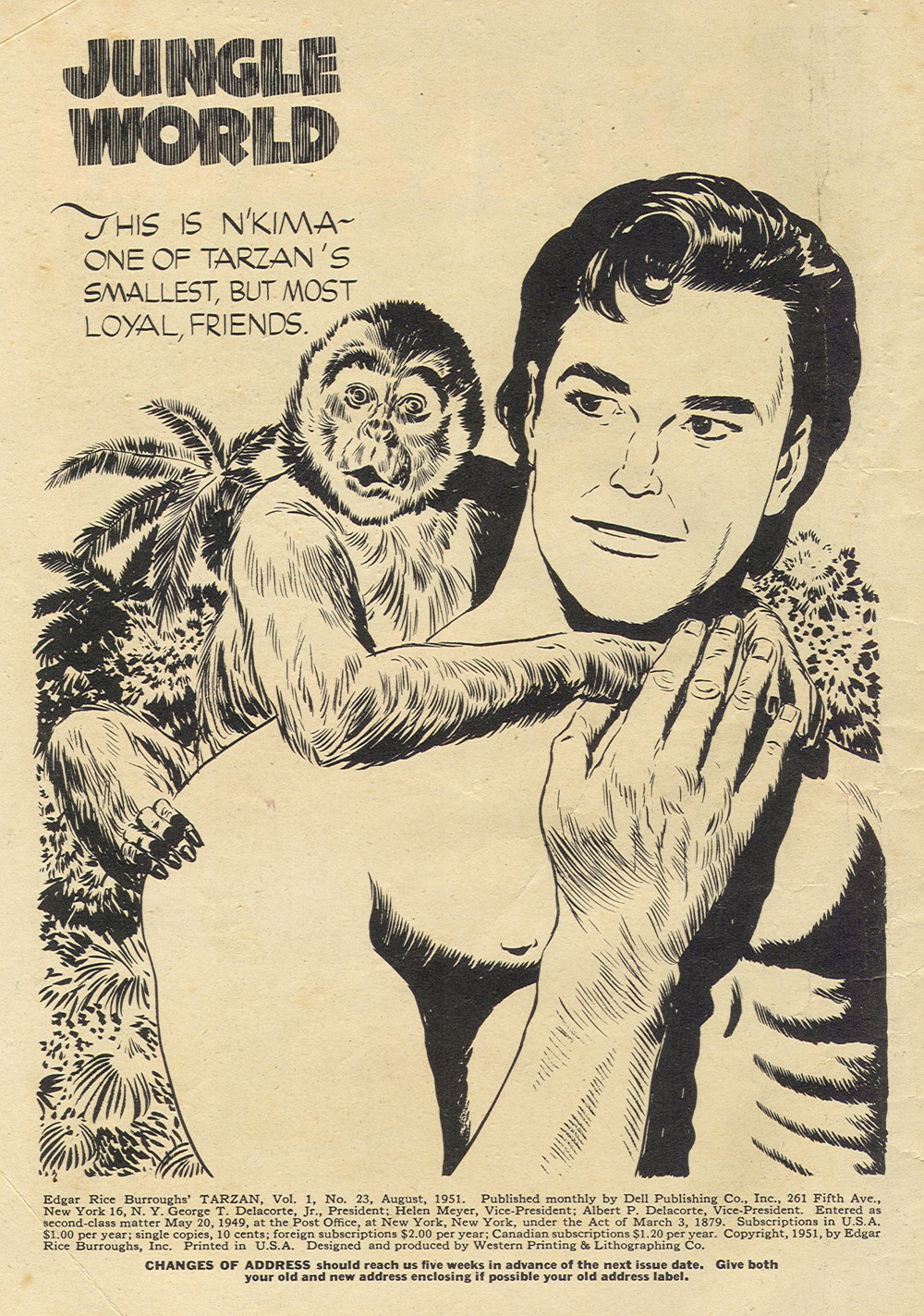 Read online Tarzan (1948) comic -  Issue #23 - 2