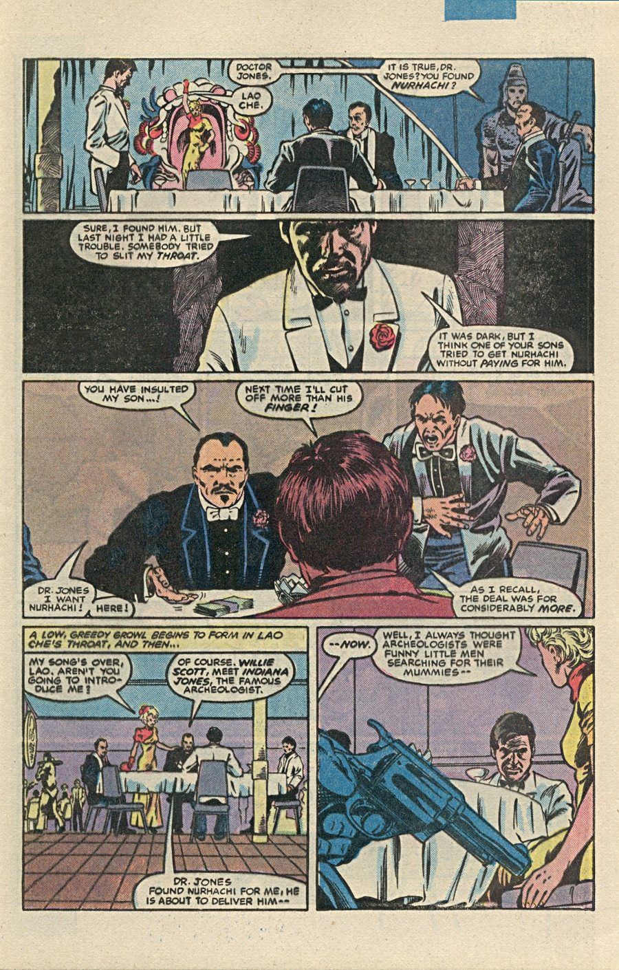 Read online Indiana Jones and the Temple of Doom comic -  Issue #1 - 4