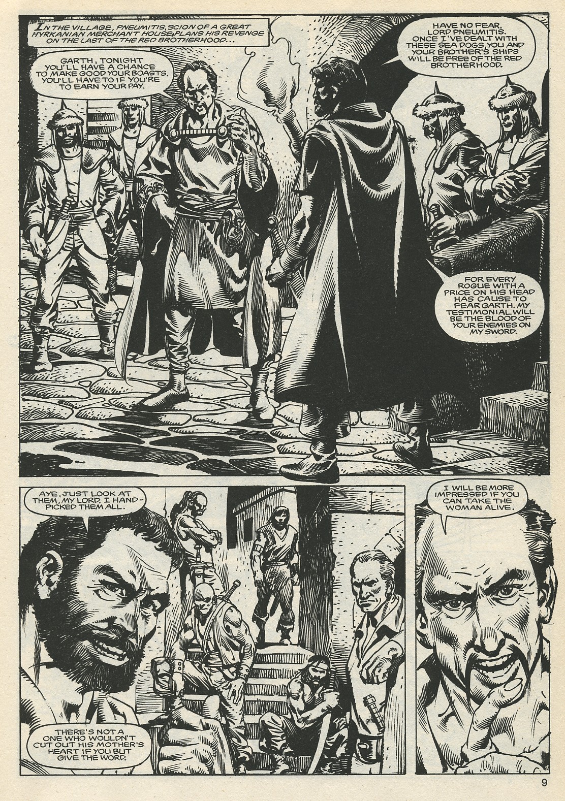 Read online The Savage Sword Of Conan comic -  Issue #127 - 9