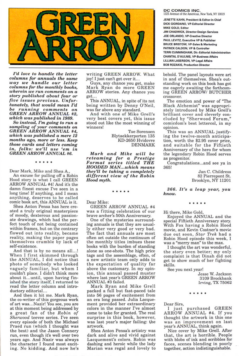 Read online Green Arrow (1988) comic -  Issue # Annual 5 - 52