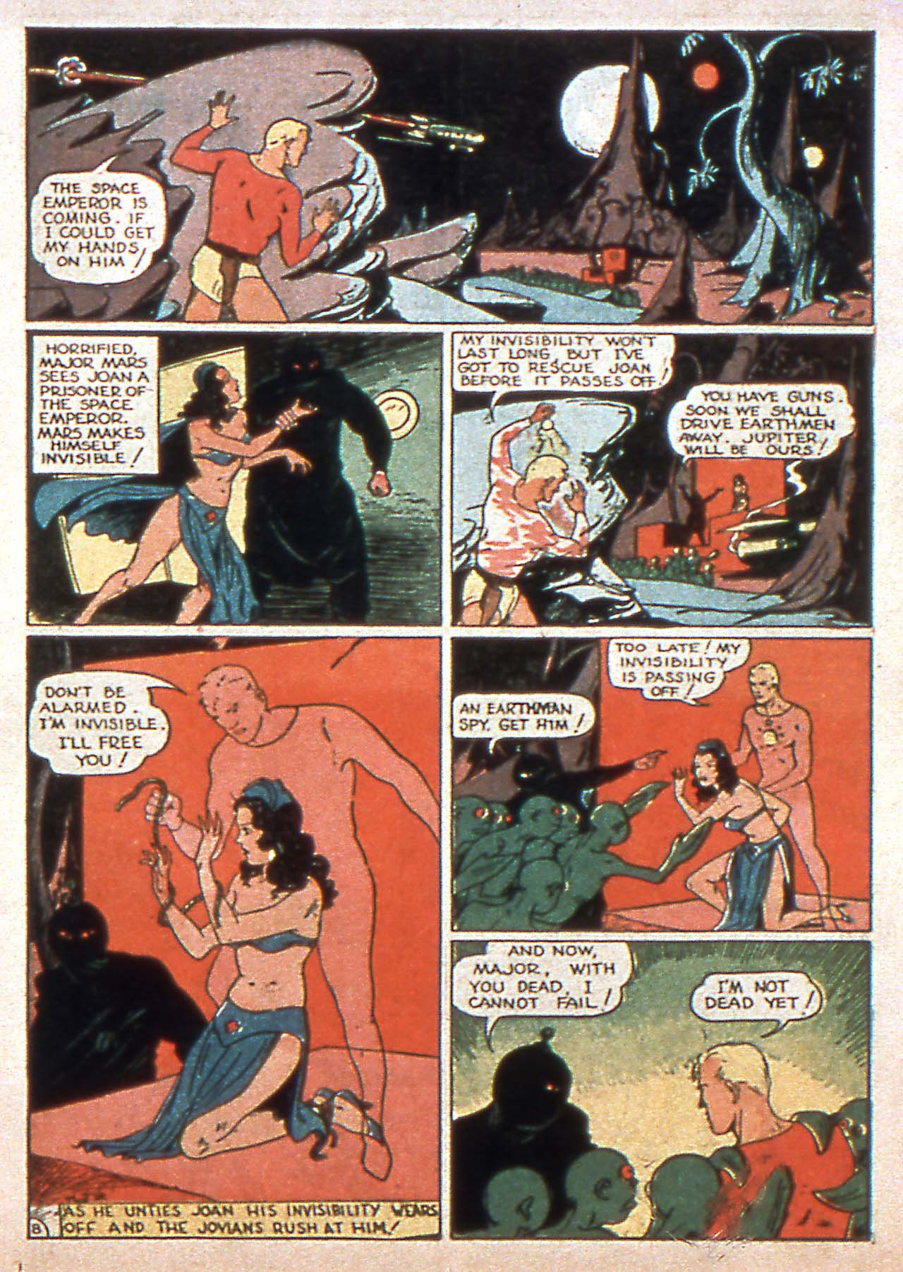 Read online Exciting Comics comic -  Issue #1 - 21