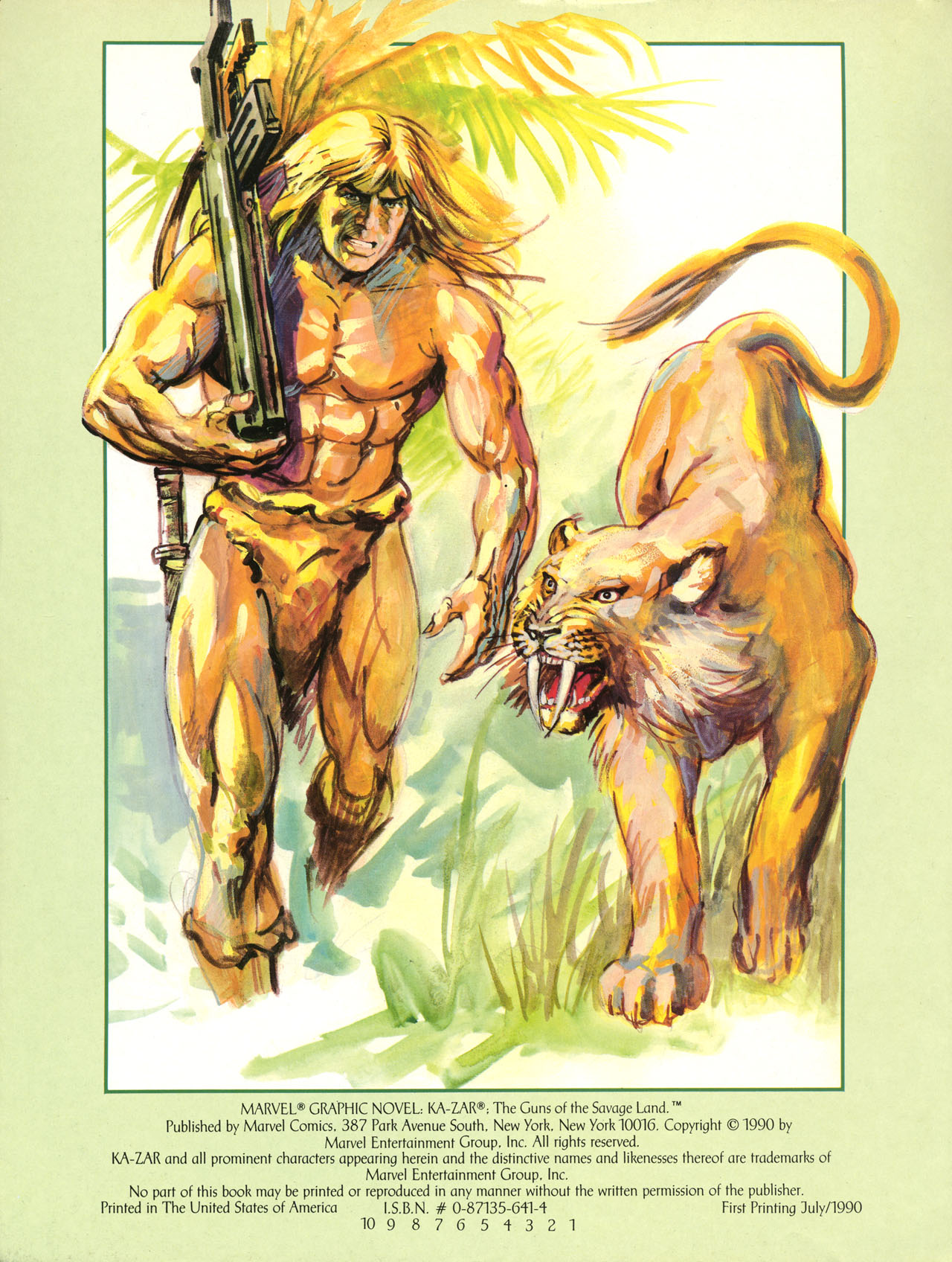 Read online Marvel Graphic Novel comic -  Issue #62 - Ka-Zar - Guns of the Savage Land - 3
