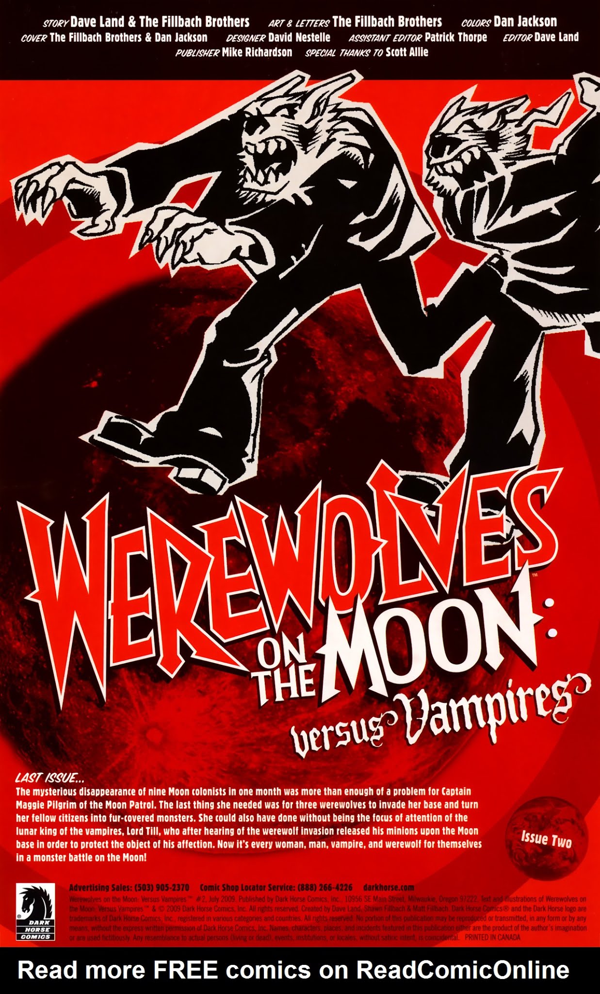 Read online Werewolves on the Moon: Versus Vampires comic -  Issue #2 - 2