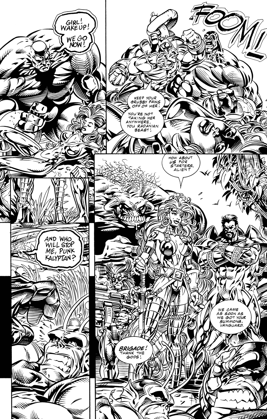 Read online Vanguard: Strange Visitors comic -  Issue #4 - 7