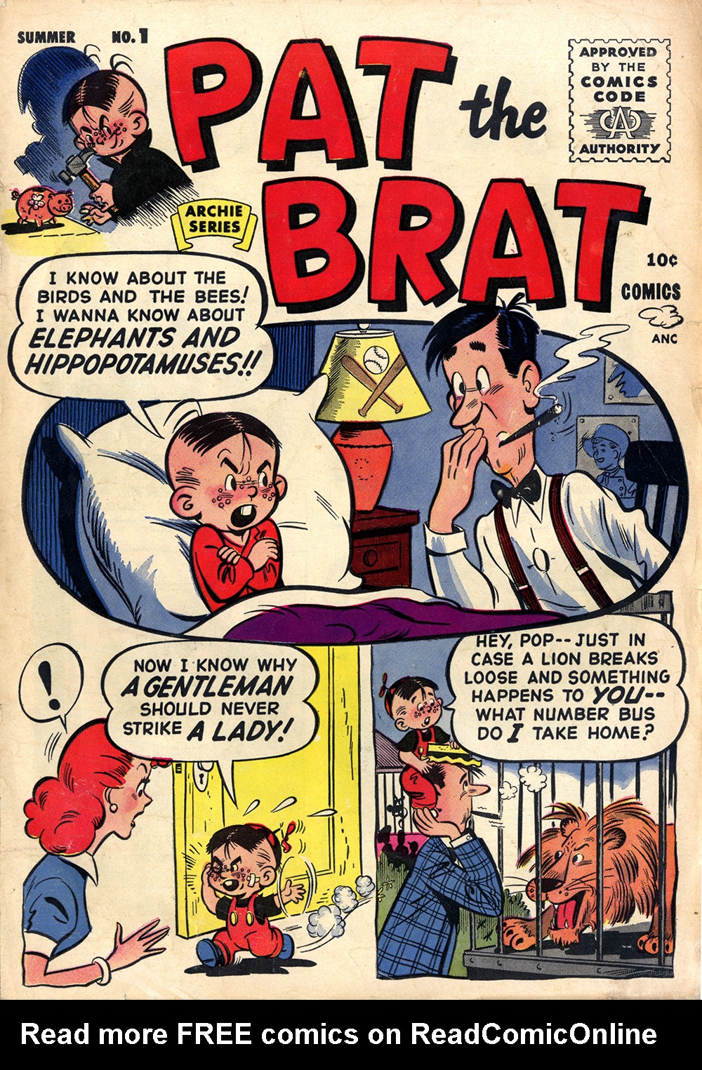 Read online Pat the Brat comic -  Issue #1 - 1