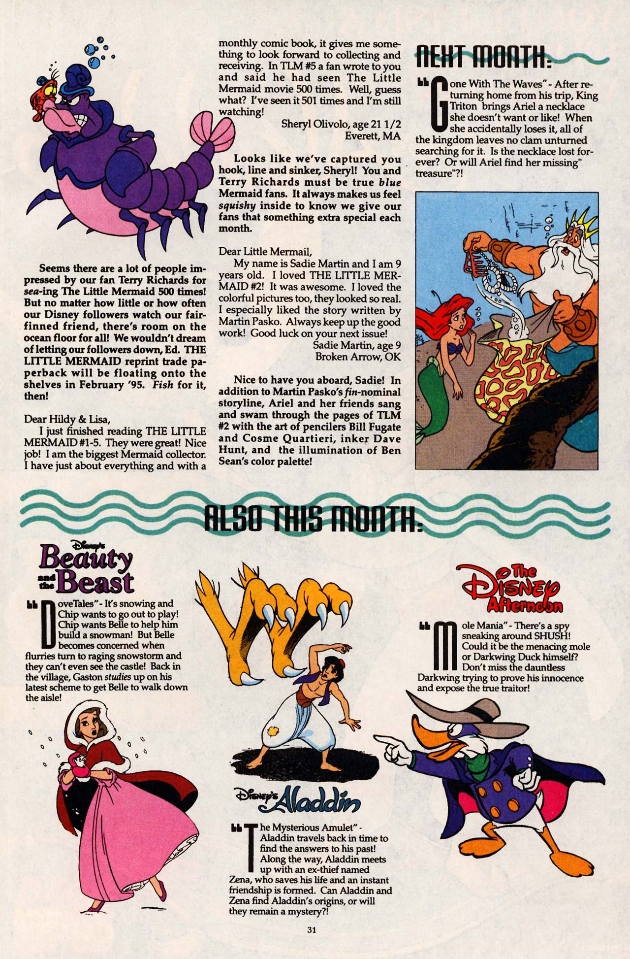 Read online Disney's The Little Mermaid comic -  Issue #7 - 33