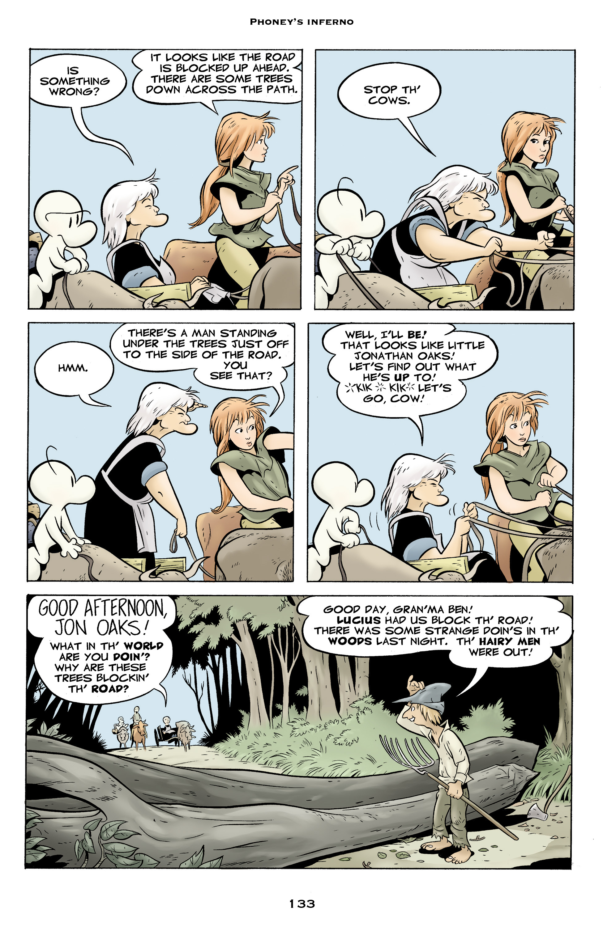 Read online Bone: Out From Boneville comic -  Issue # TPB - 133